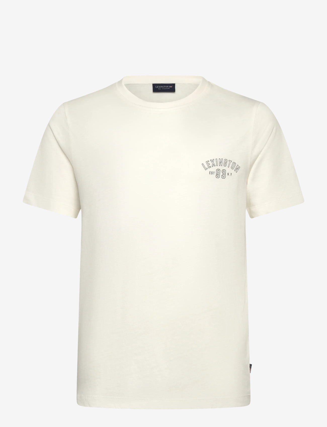 Lexington Clothing - Noah Graphic Tee - short-sleeved t-shirts - white - 0