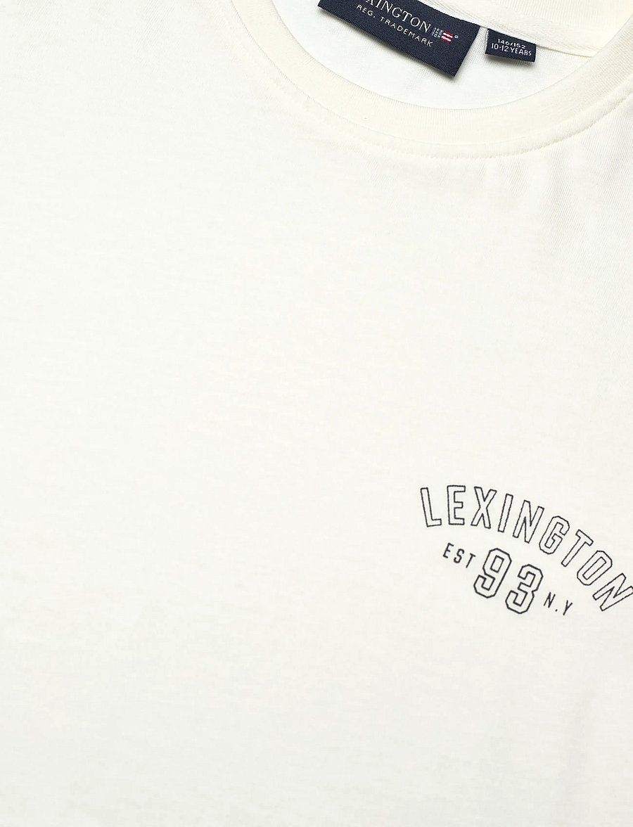 Lexington Clothing - Noah Graphic Tee - kortärmade t-shirts - white - 2