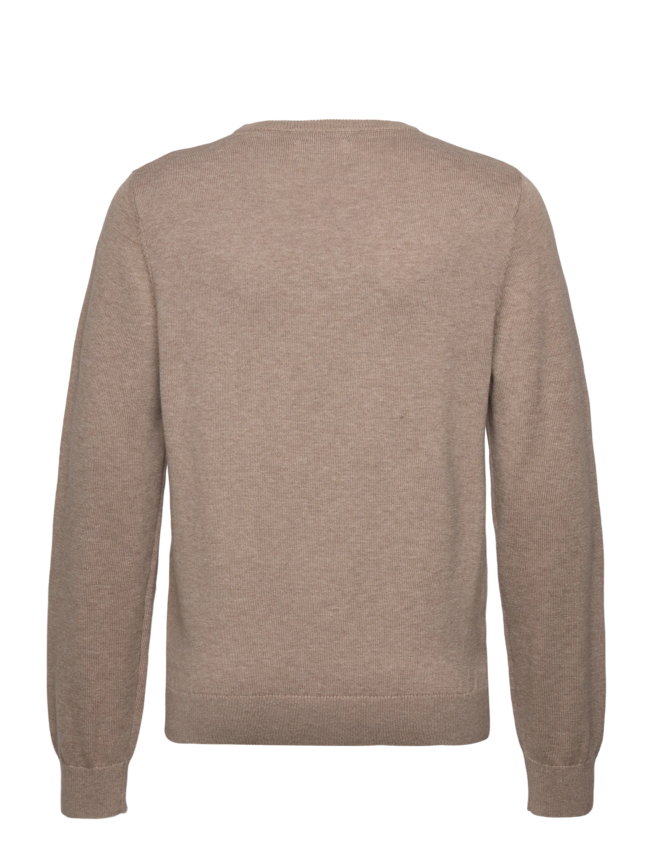 Lexington Clothing - Brayden Cotton Crew Sweater - trøjer - beige melange - 1