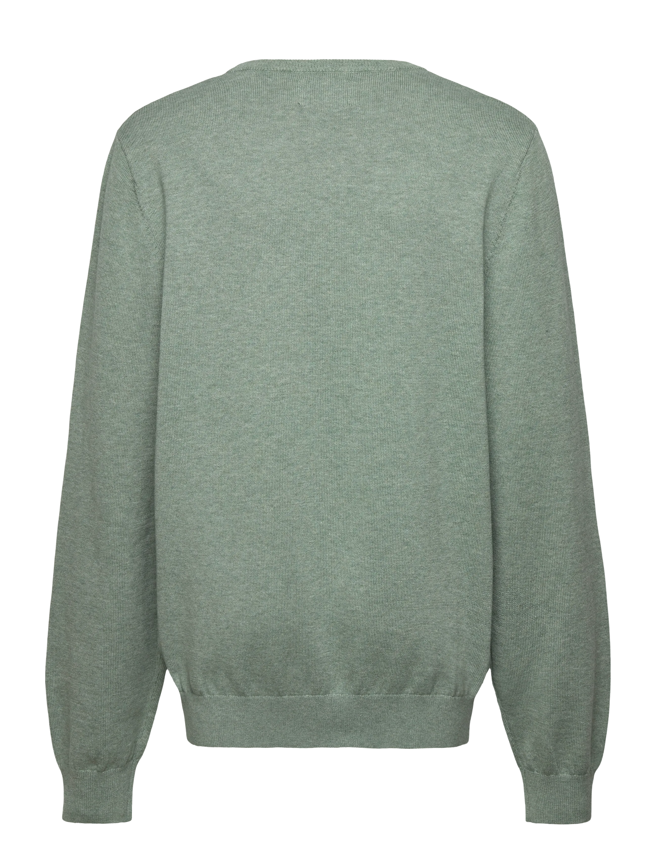 Lexington Clothing - Brayden Cotton Crew Sweater - trøjer - light green melange - 1