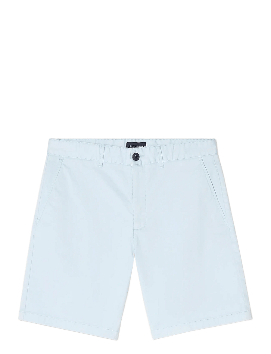 Lexington Clothing - Patrick Cotton Twill Shorts - chino lühikesed püksid - light blue - 0