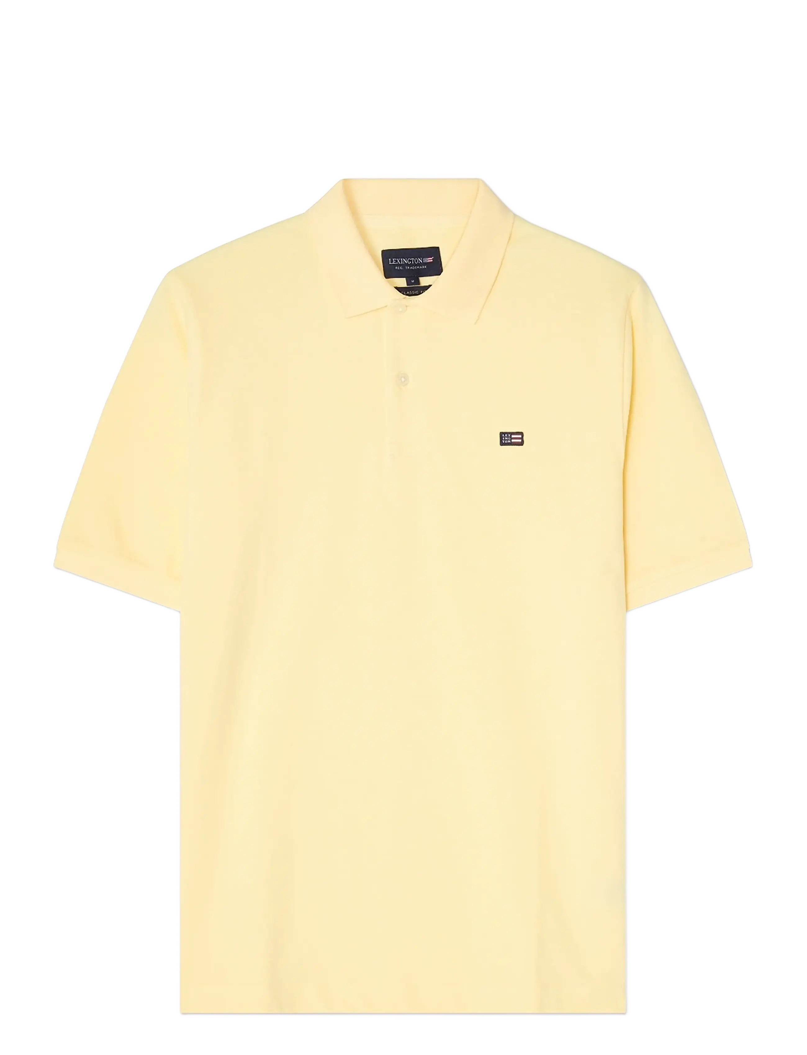Lexington Clothing Jackson Polo Pique Shirt, 176, Shirts, Gelb - Short-sleeved Kinder