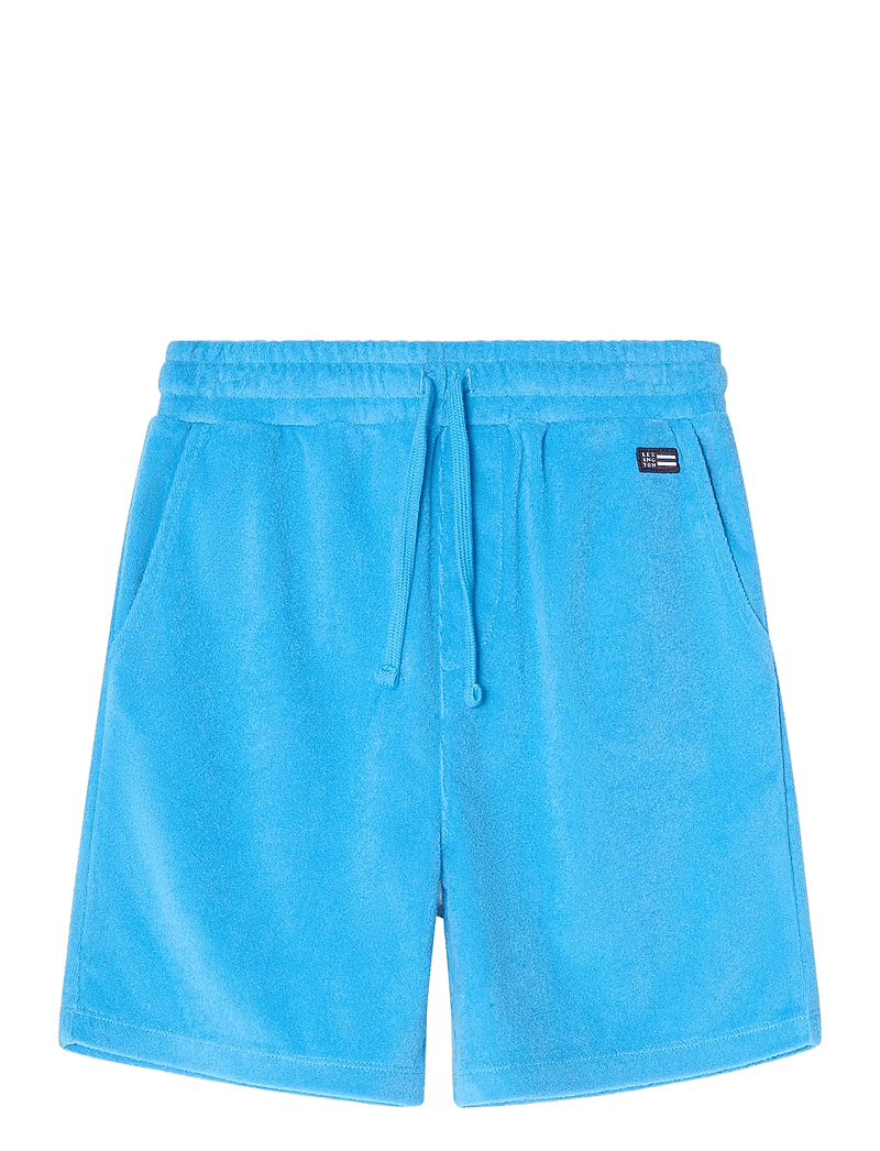Lexington Clothing - Jason Organic Cotton Terry Shorts - sweatshorts - blue - 0