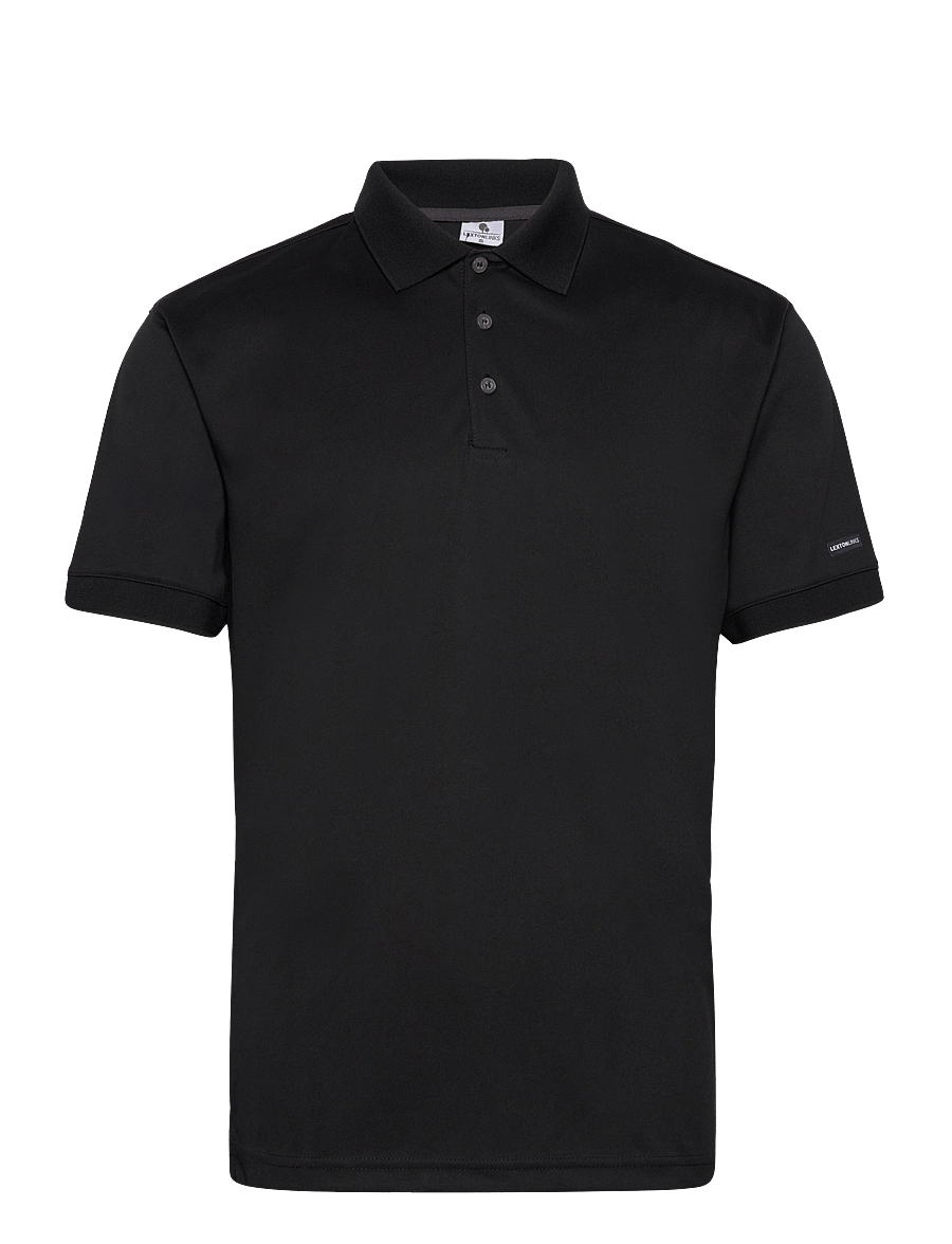 Lexton Links - Bond Polo - toppar & t-shirts - black - 0