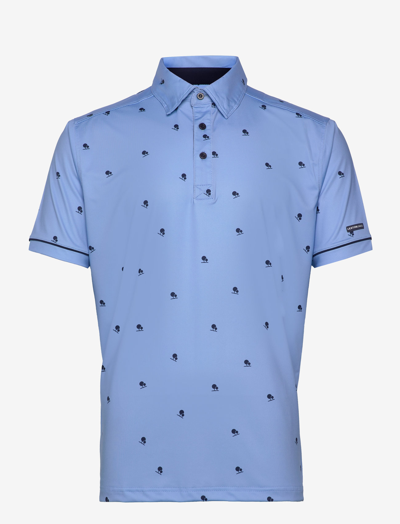 Lexton Links - Carnaby Poloshirt - kortærmede poloer - lightblue/navy - 0
