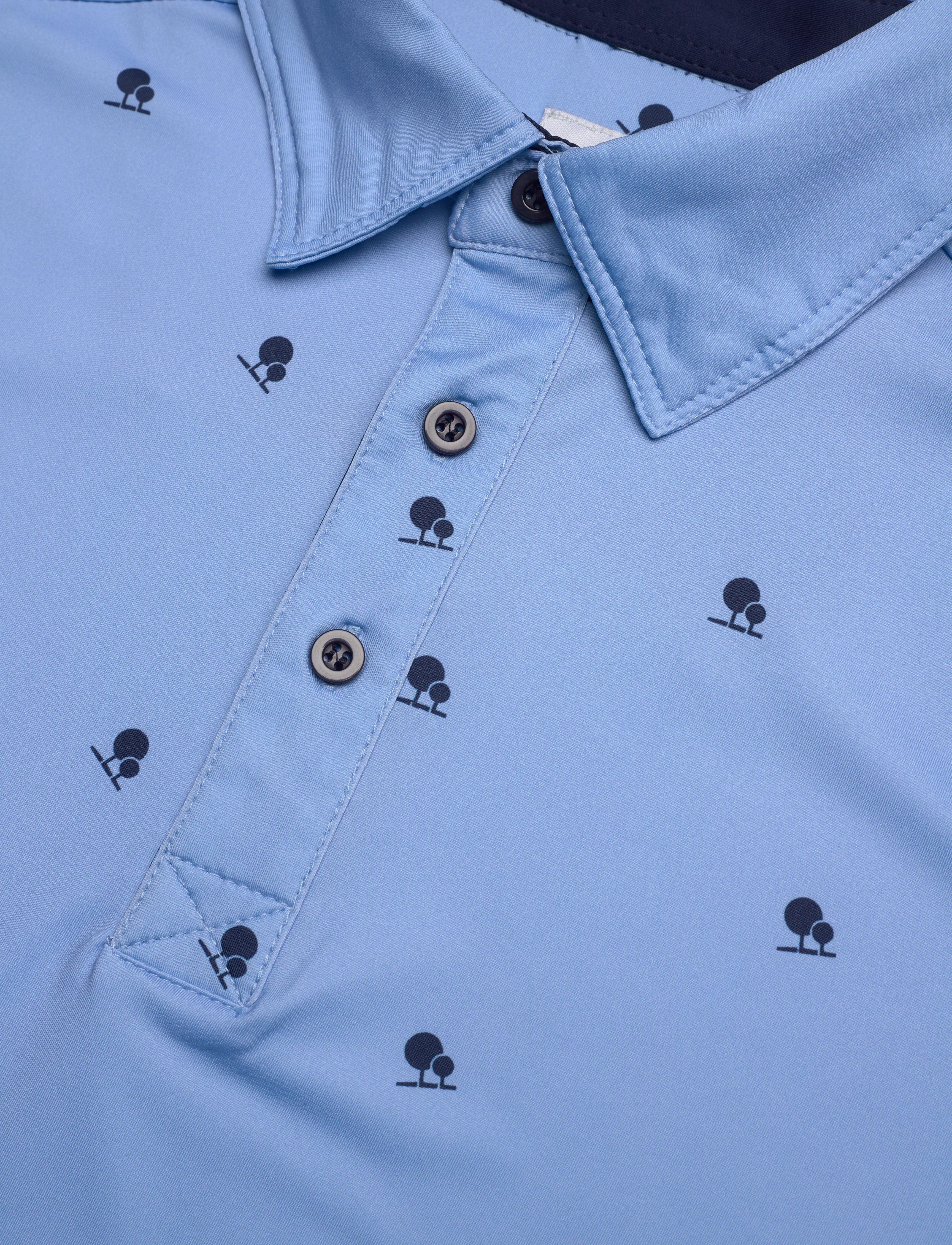 Lexton Links - Carnaby Polo - lightblue/navy - 2