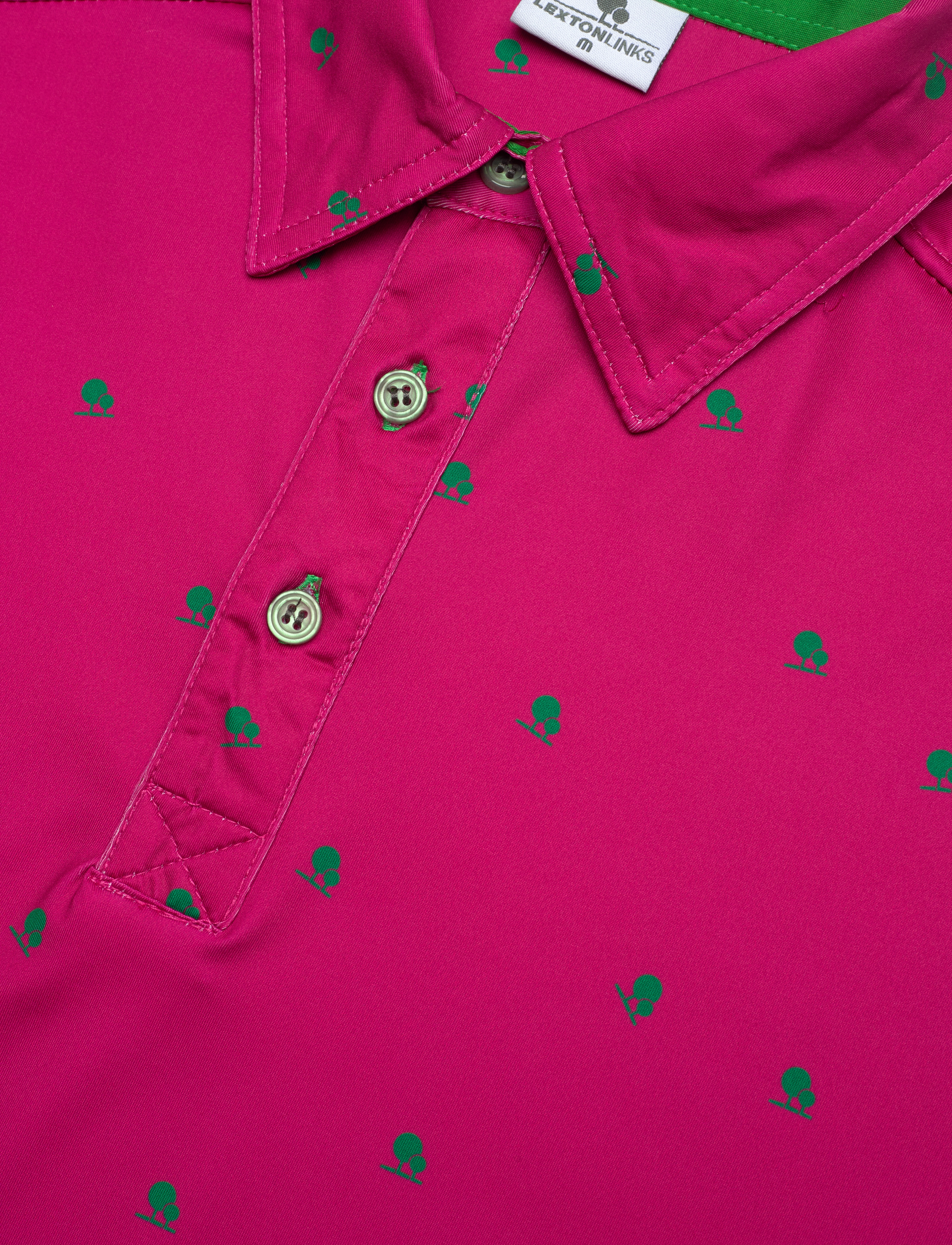 Lexton Links - Carnaby Polo - pink/green - 2