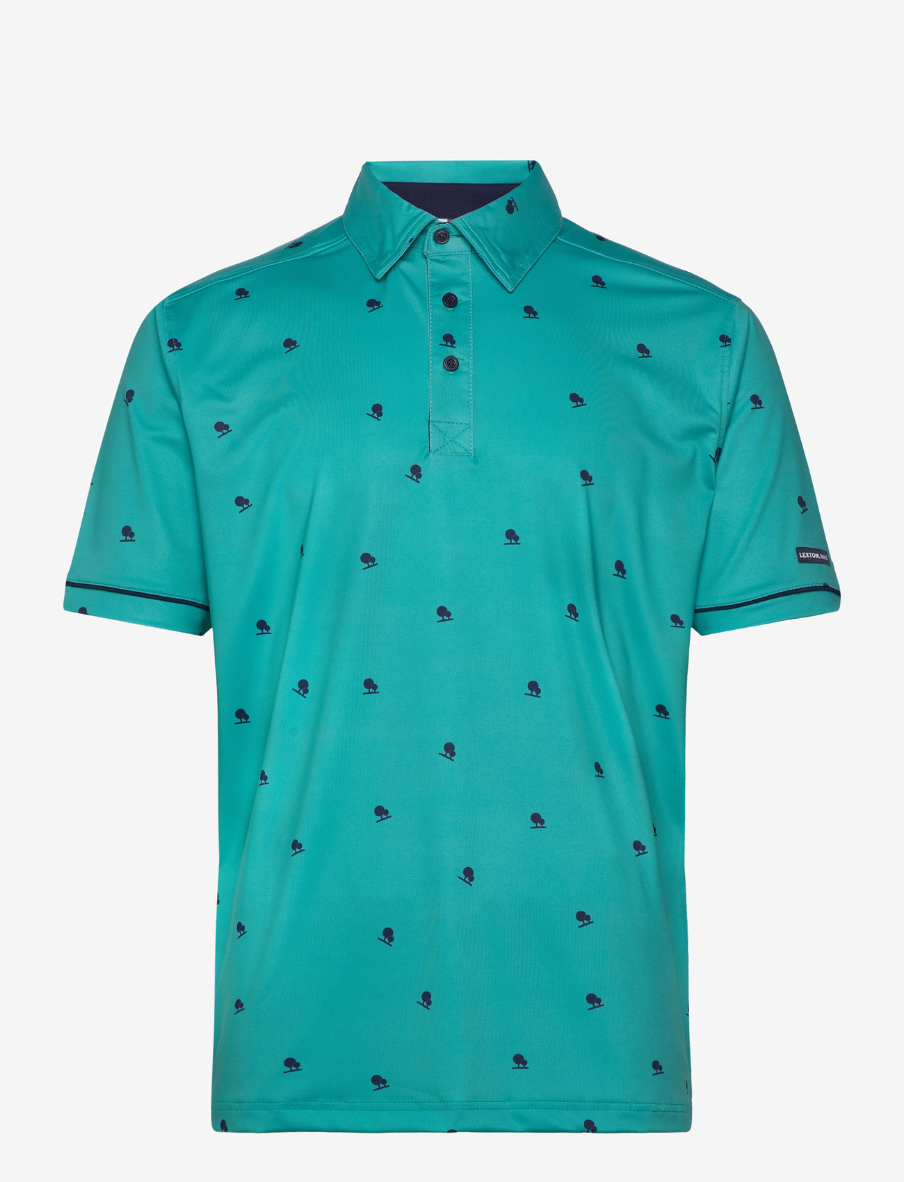 Lexton Links - Carnaby Poloshirt - kortärmade pikéer - turquoise/navy - 0