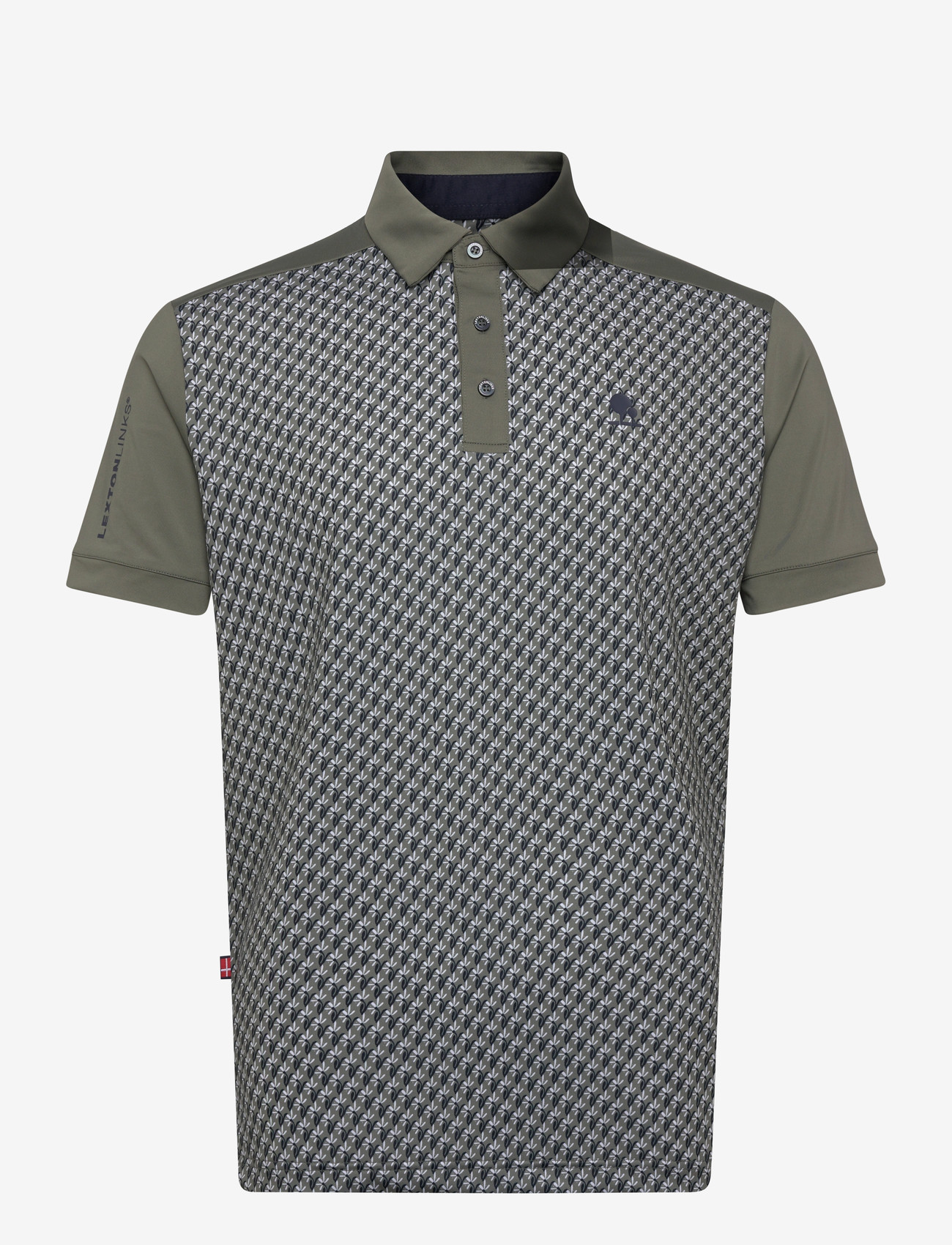 Lexton Links - Hudson Polo - kortærmede poloer - moss green - 0