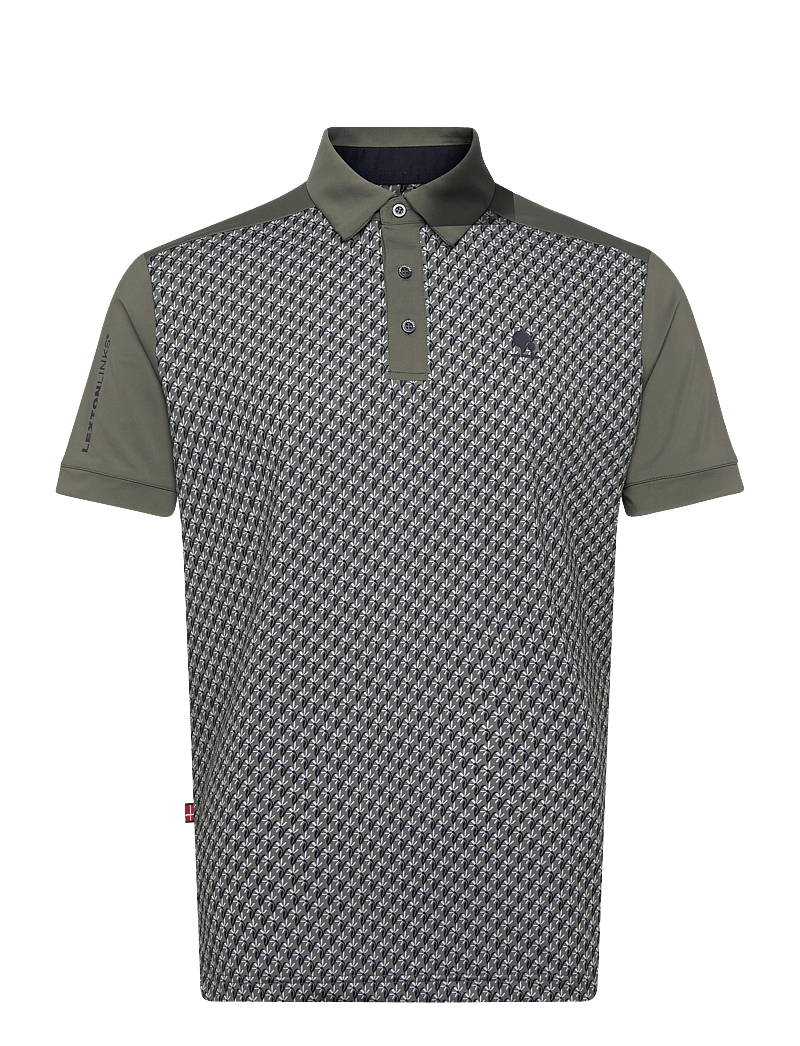 Lexton Links - Hudson Polo - toppar & t-shirts - moss green - 0