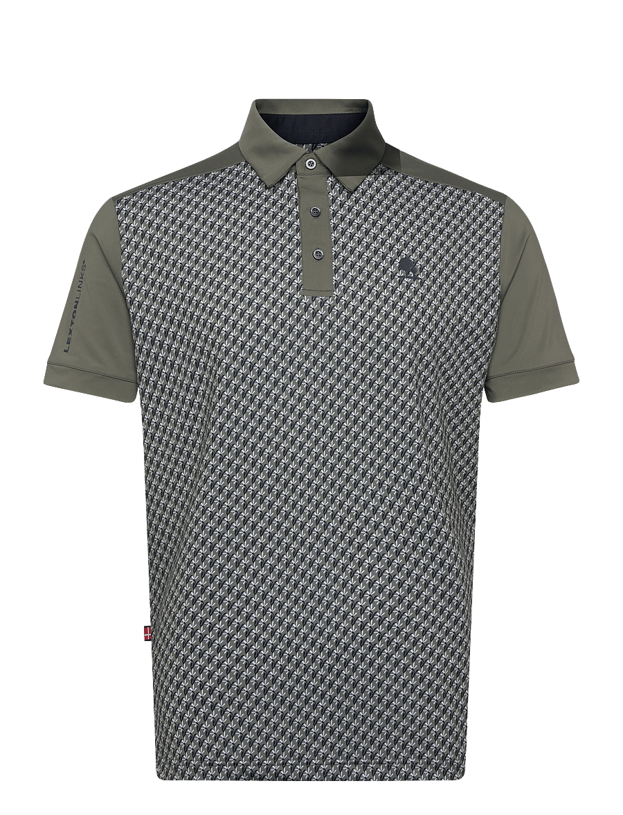 Lexton Links - Hudson Polo - toppe & t-shirts - moss green - 0
