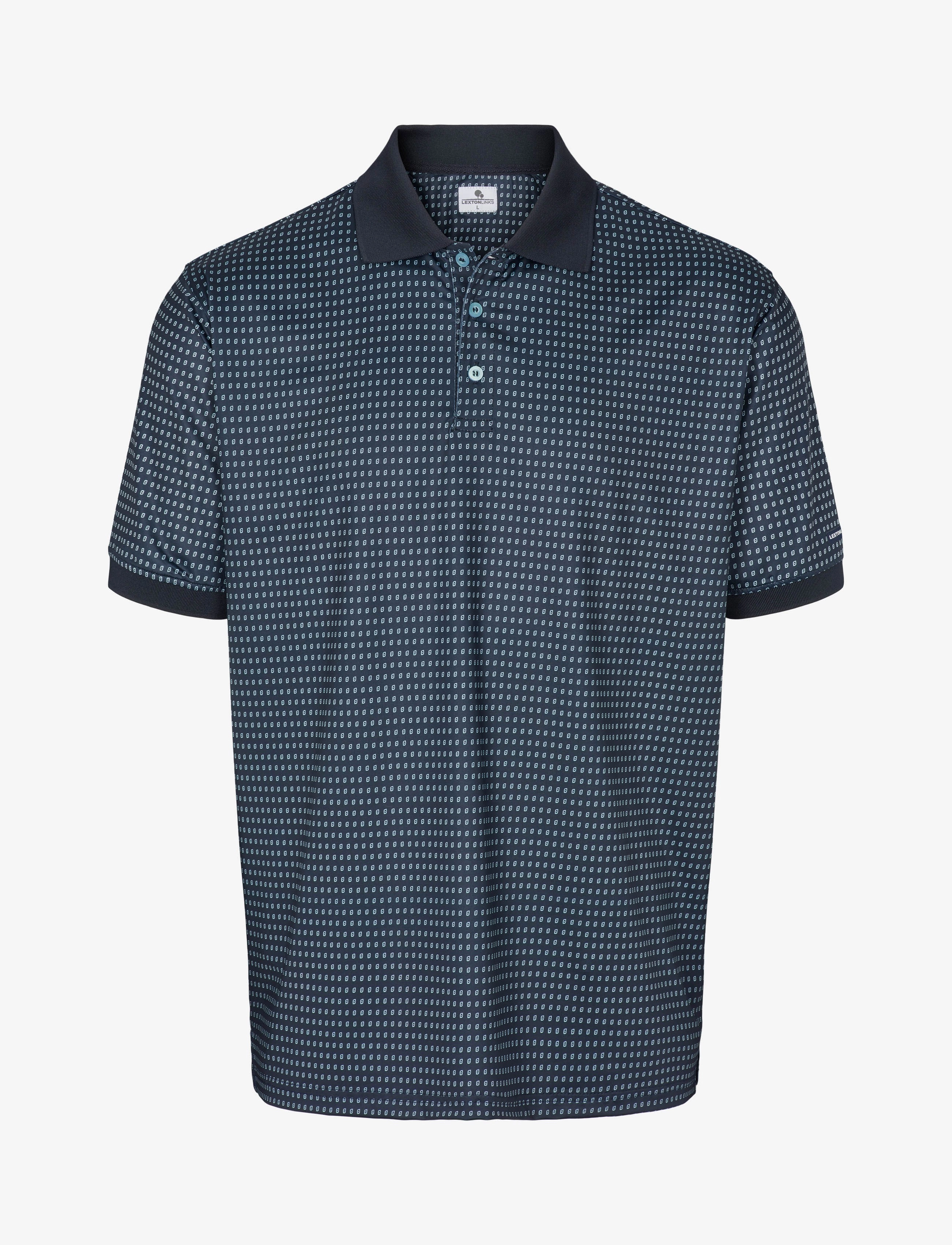 Lexton Links Falcon Golf Polo, L, Polos, Marineblau - Short-sleeved, Männerswear