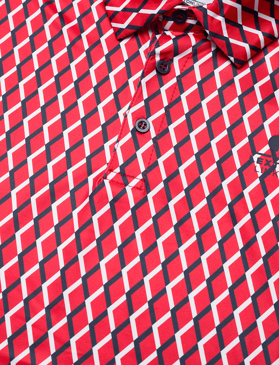 Lexton Links - Monterey Golf Polo - koszulki polo - red/navy - 2