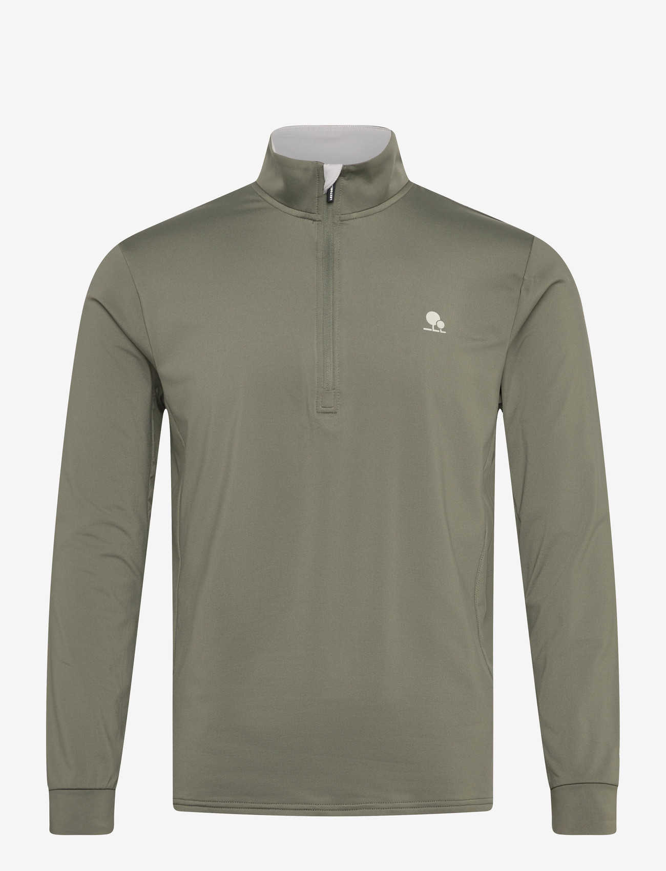 Lexton Links - Glenroy 1/2-Zip Midlayer - fliis - moss green - 0