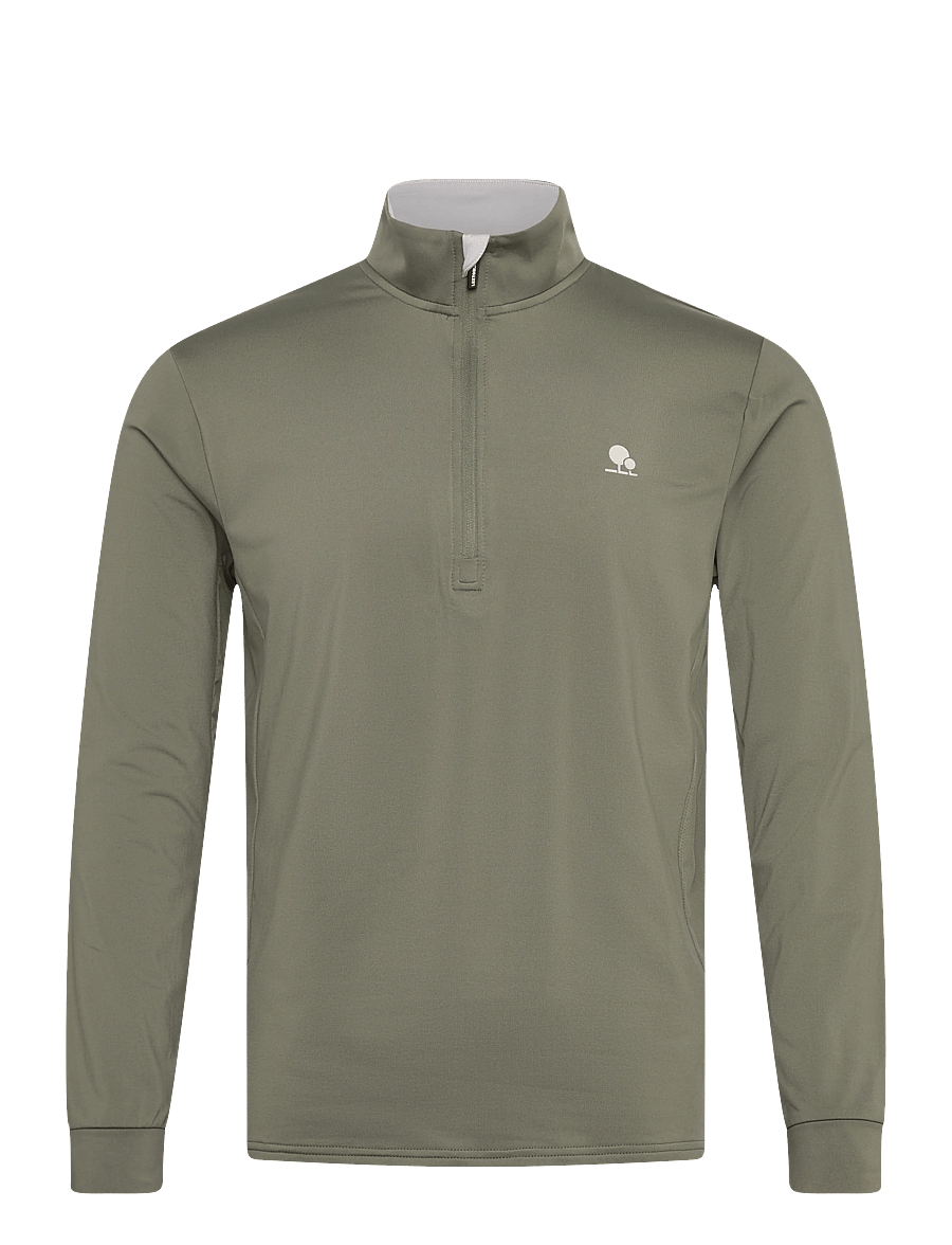 Lexton Links - Glenroy 1/2-Zip Midlayer - kampsunid ja vahekihid - moss green - 0