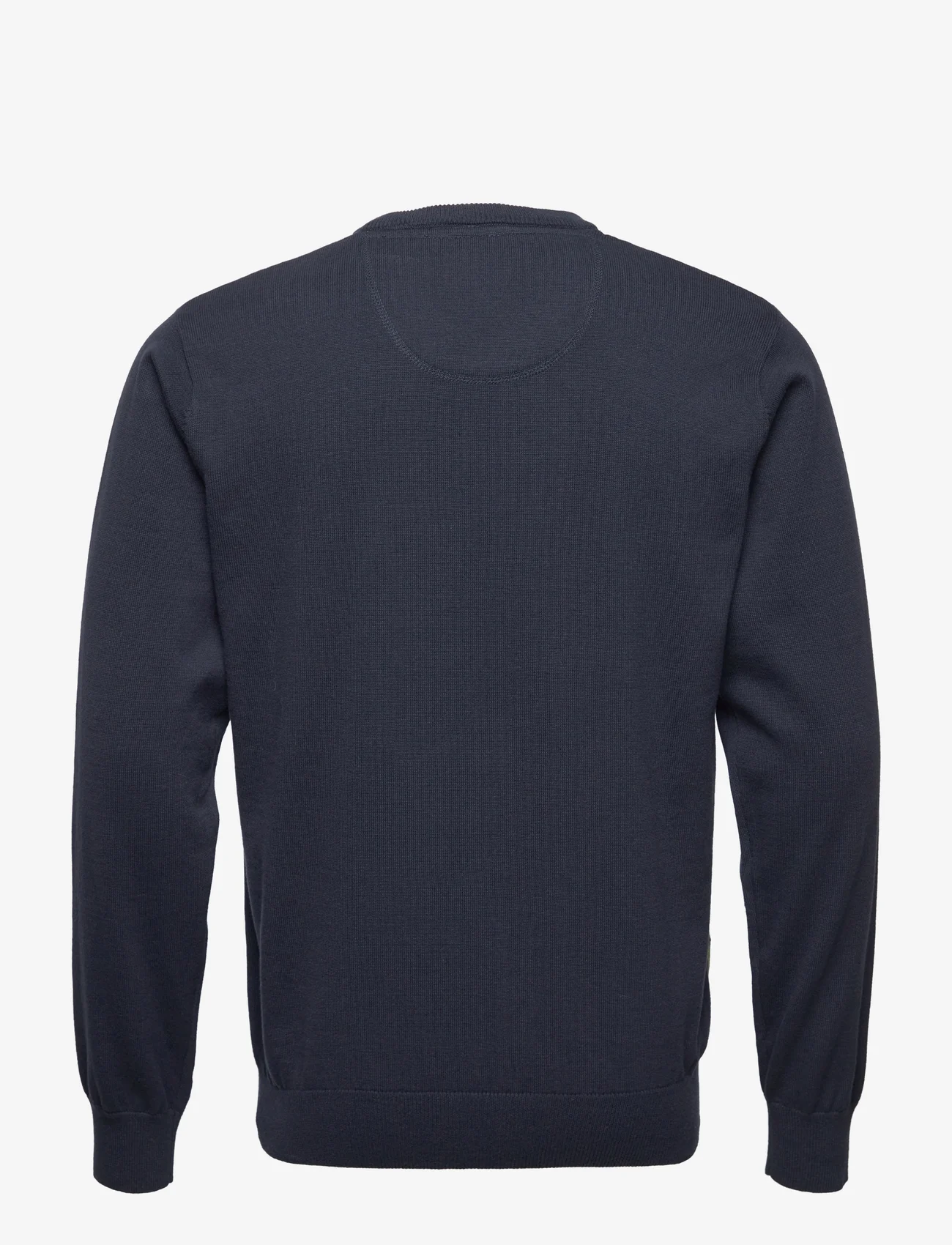 Lexton Links - Mitchel V-Neck - knitted v-necks - navy - 1