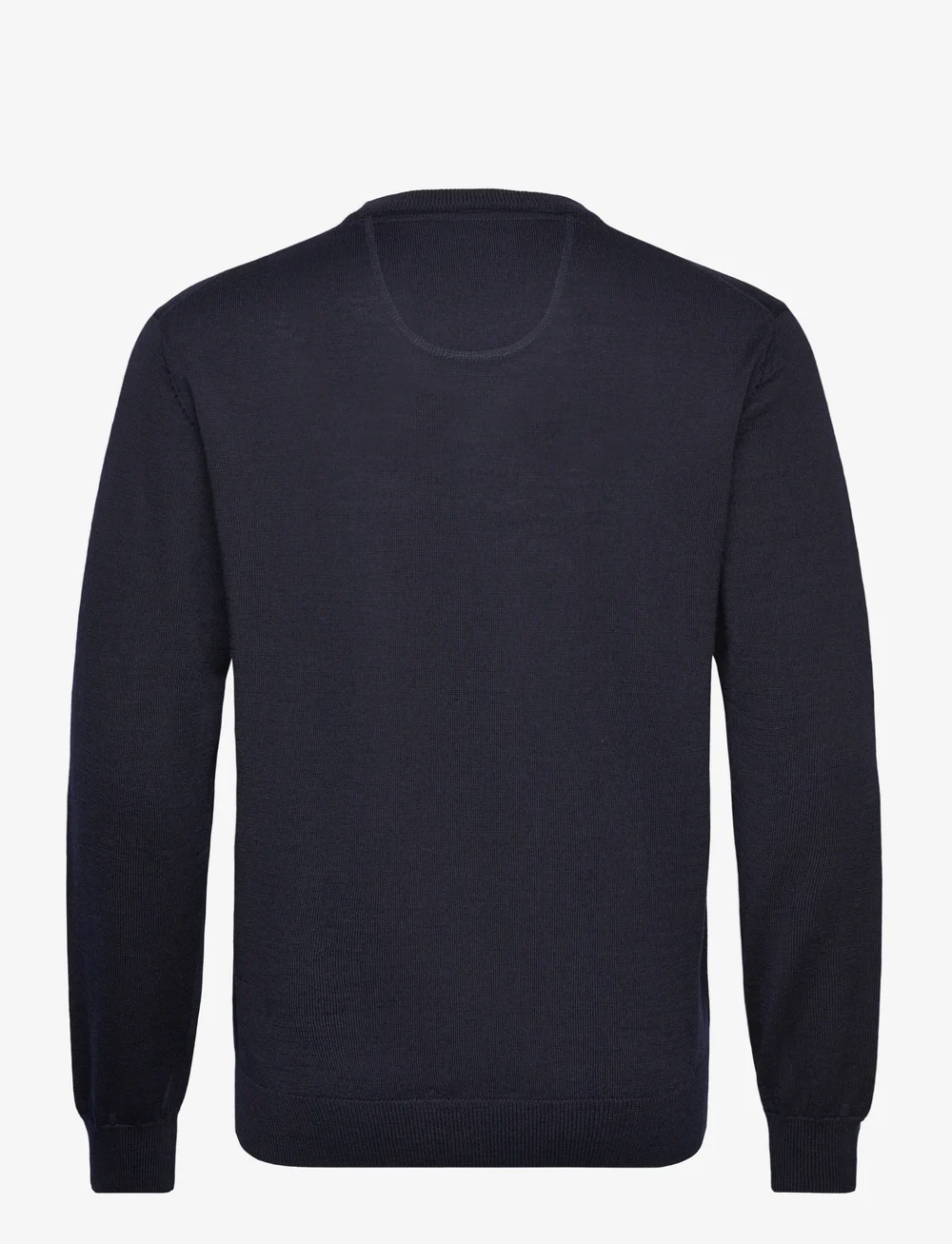 Lexton Links - Wallace O-Neck Merino Sweater - dressipluusid - navy - 1