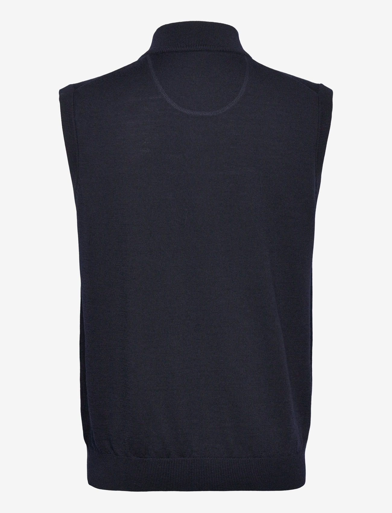 Lexton Links - Murray 1/2-Zip Merino Vest - sweatshirts - navy - 1