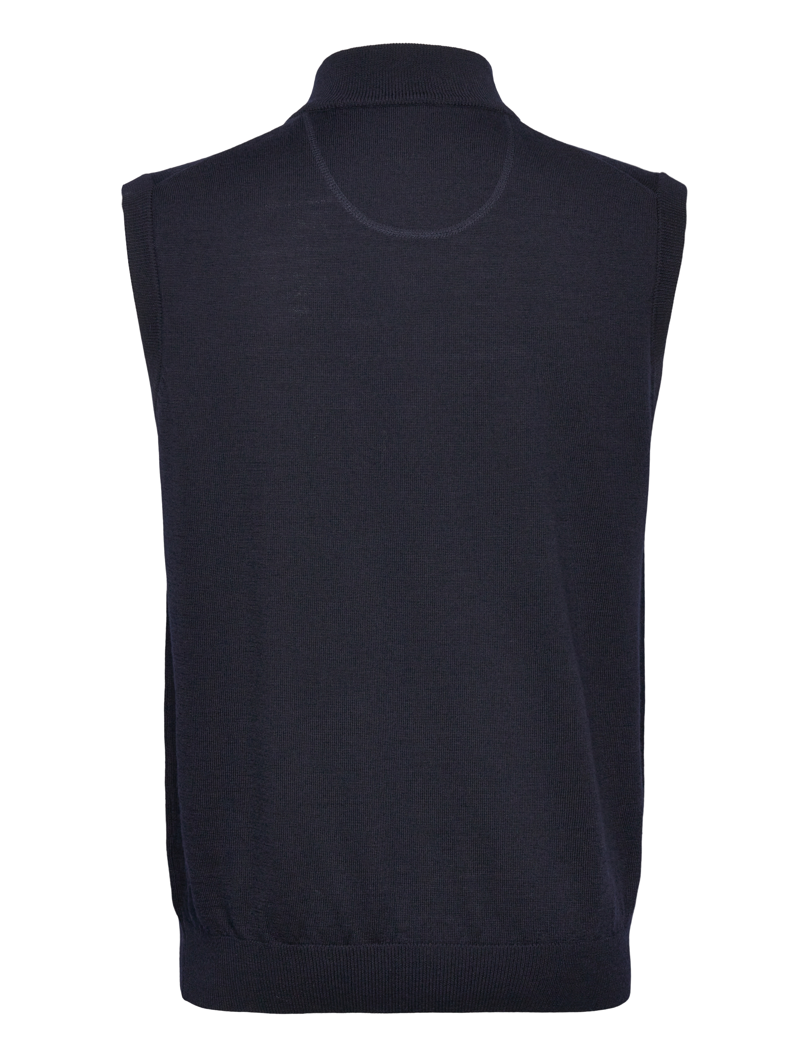 Lexton Links - Murray 1/2-Zip Merino Vest - sweatshirts - navy - 1