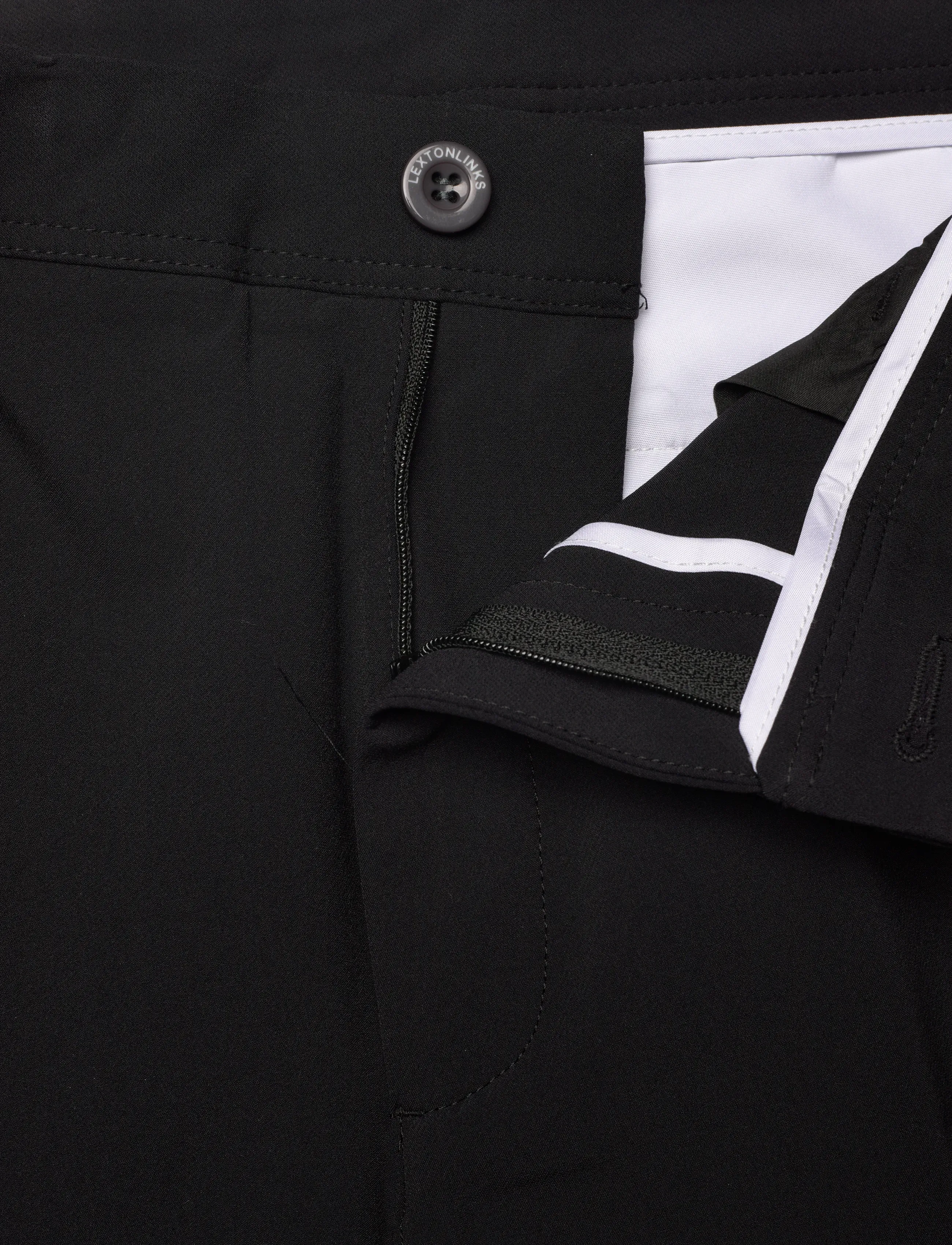 Lexton Links - Milton Pants - golfhosen - black - 3