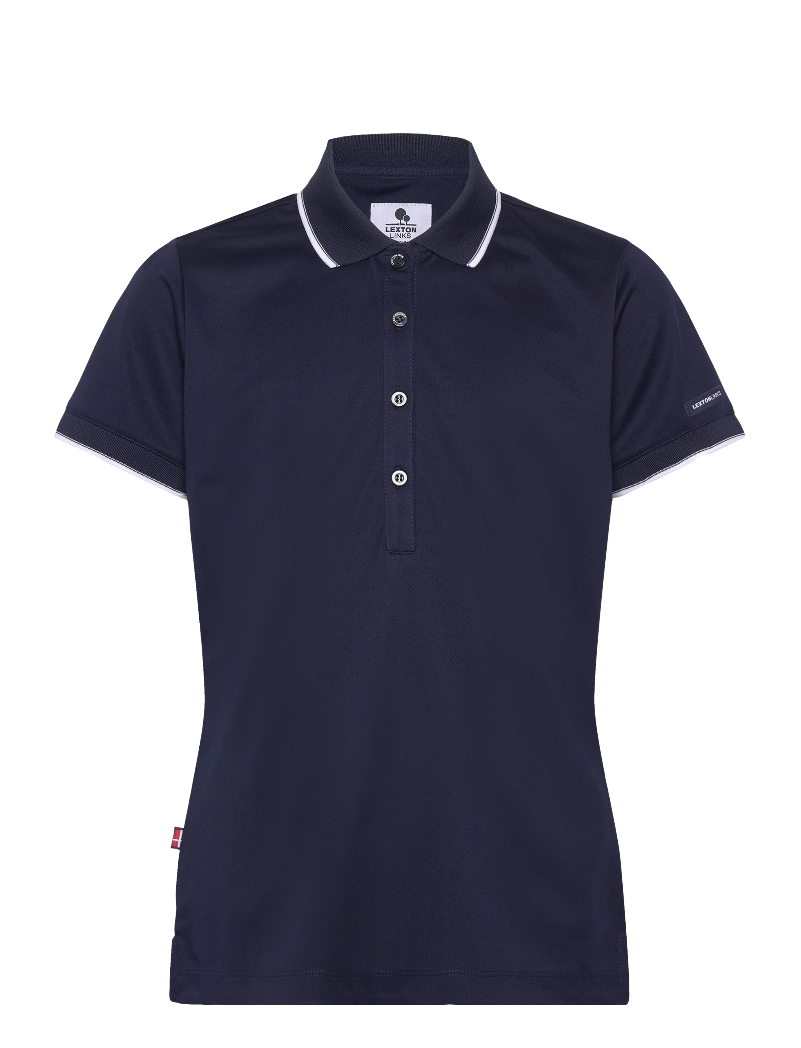 Lexton Links Olivia Polo, Kvinder, Polo T-shirt, Navy, Str: XL