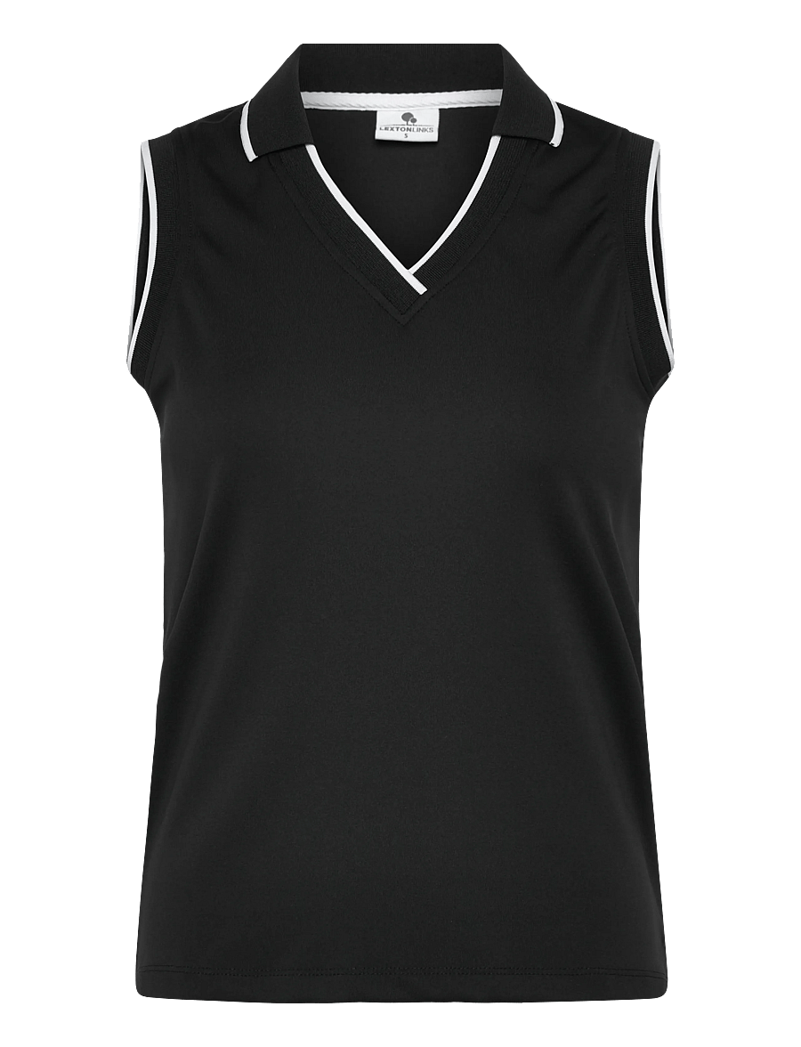 Lexton Links - Chrystal Poloshirt - alussärgid ja t-särgid - black - 0