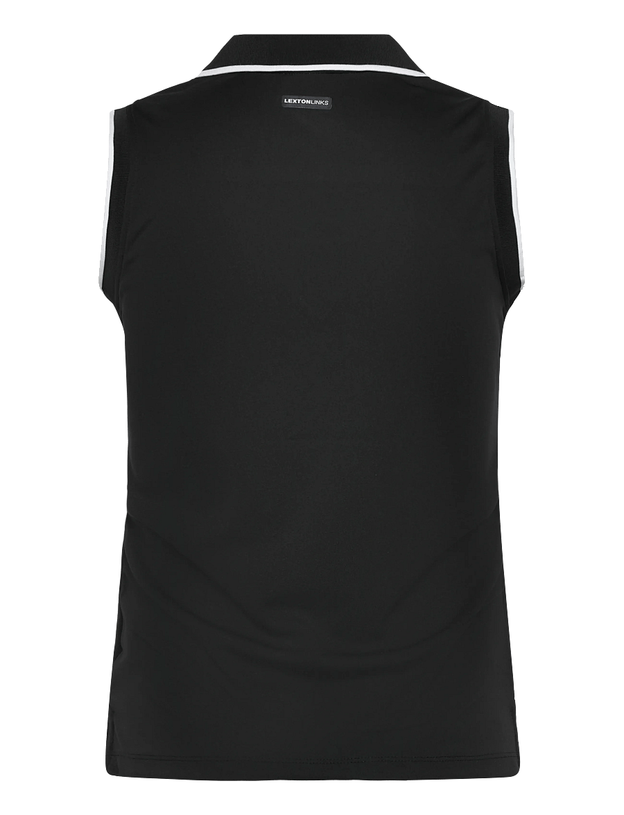 Lexton Links - Chrystal Poloshirt - alussärgid ja t-särgid - black - 1