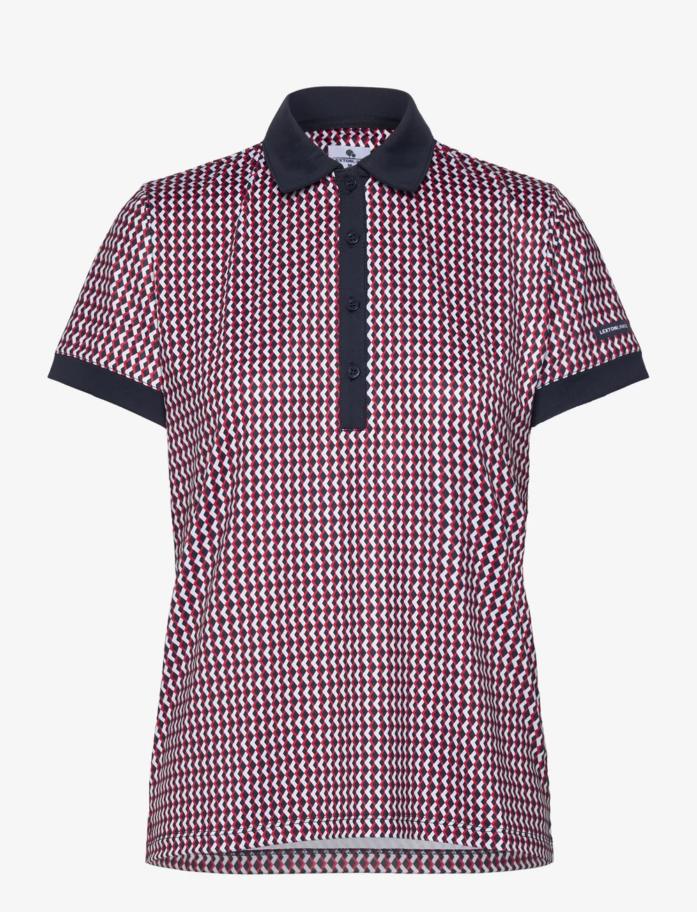 Lexton Links - Midale Golf Polo - toppe & t-shirts - red/navy/white - 0