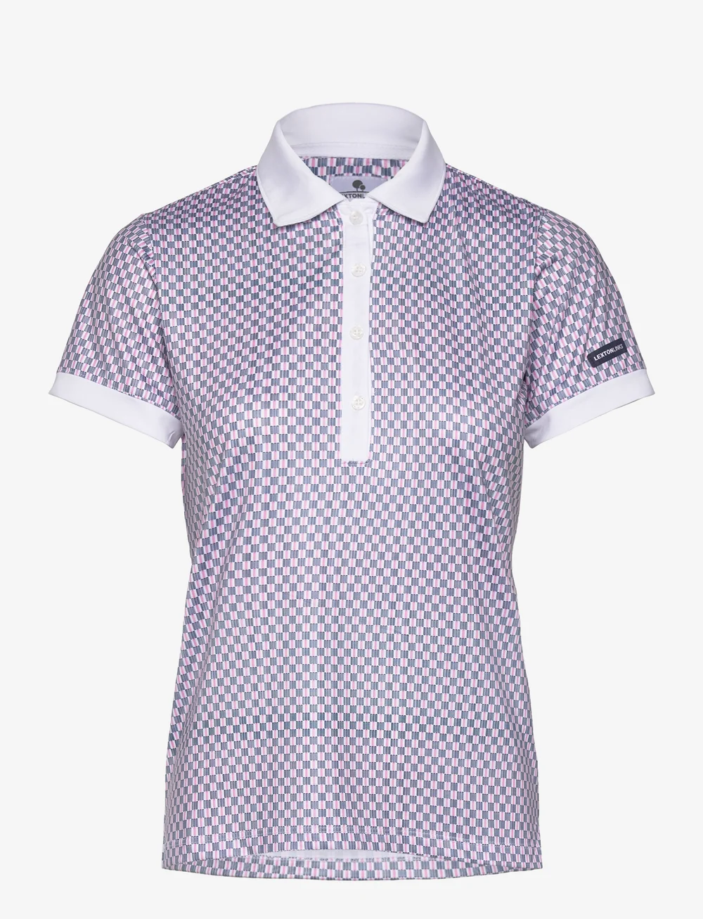 Lexton Links - Midale Golf Polo - alussärgid ja t-särgid - white/pink/navy - 0