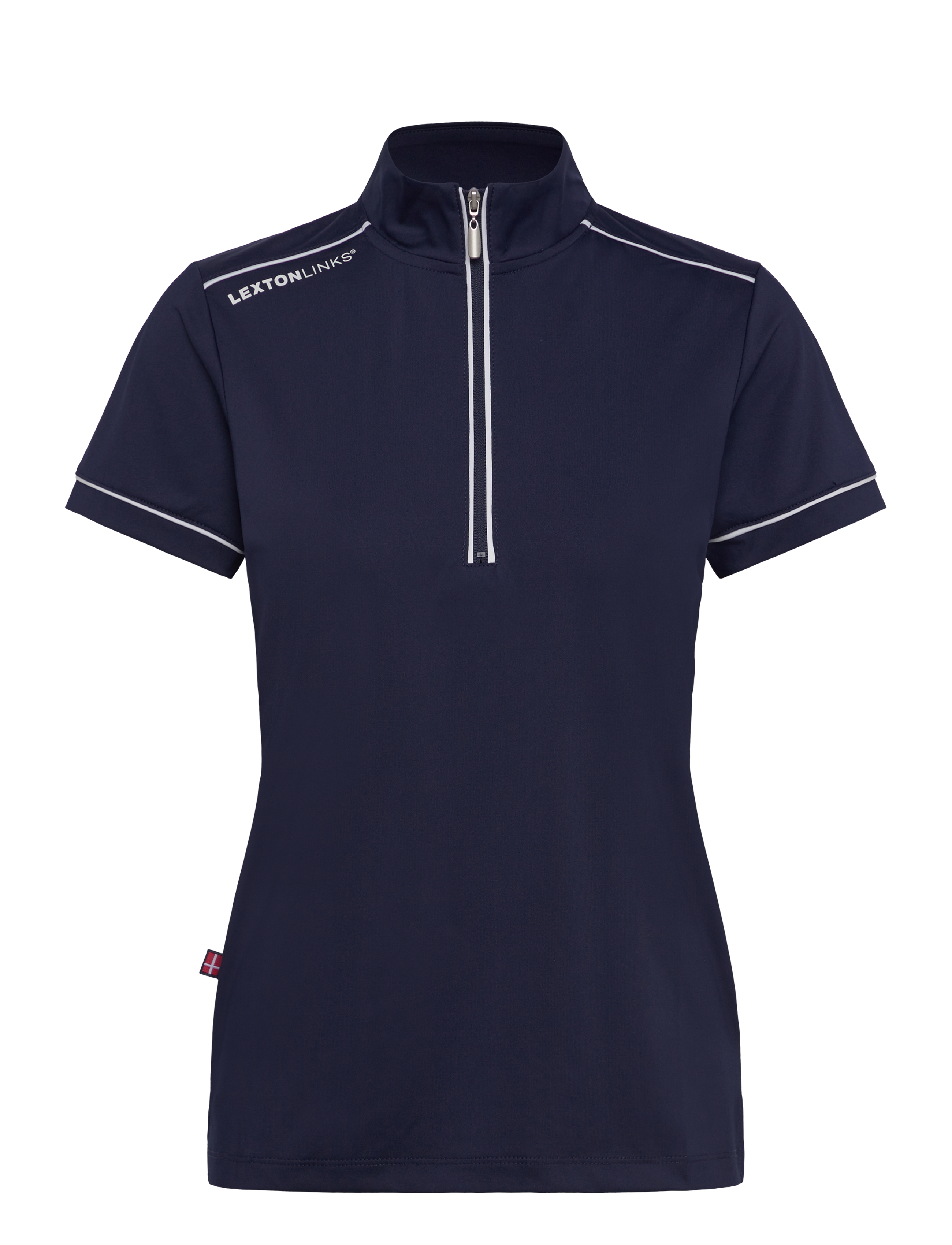 Lexton Links Grace Polo, Kvinder, Kvartlynlås Polo, Navy, Str: L