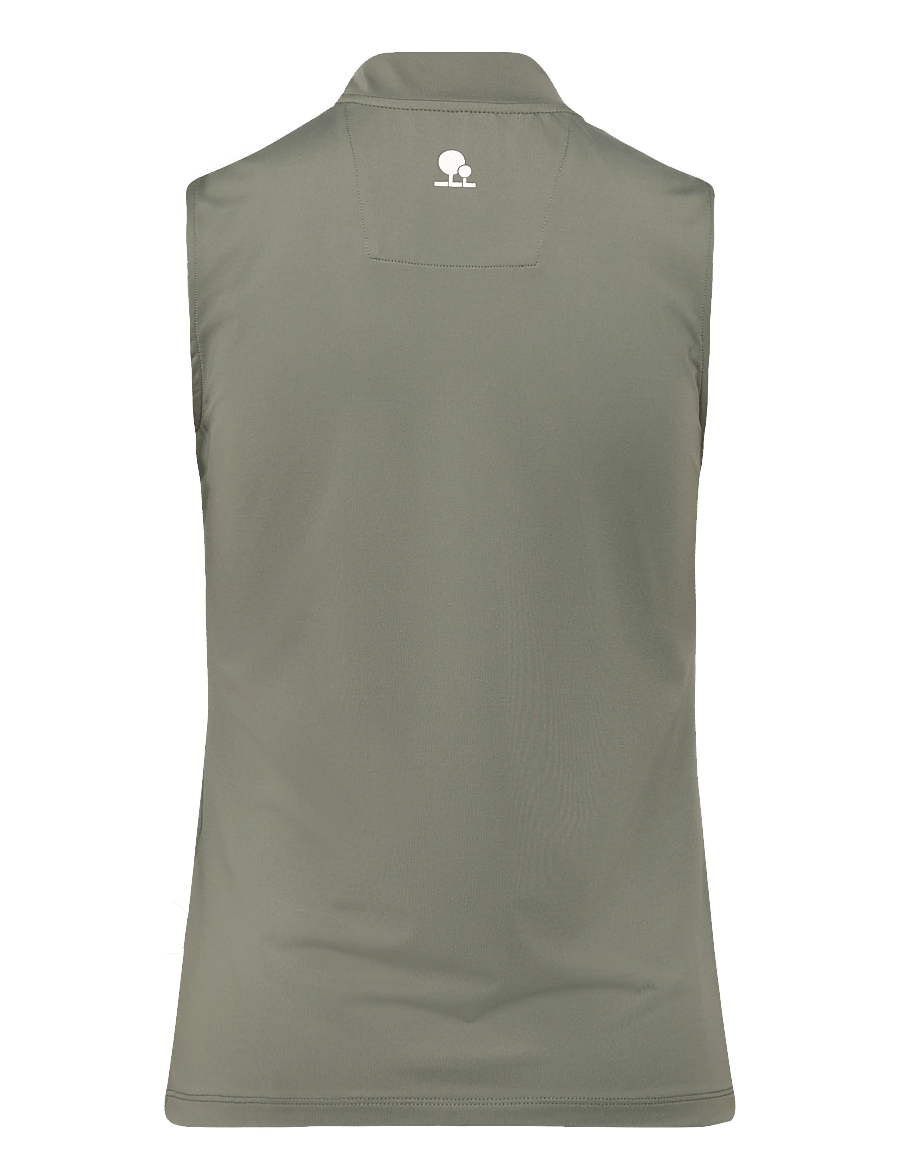 Lexton Links - Amelia Polo - tank tops - moss green - 1