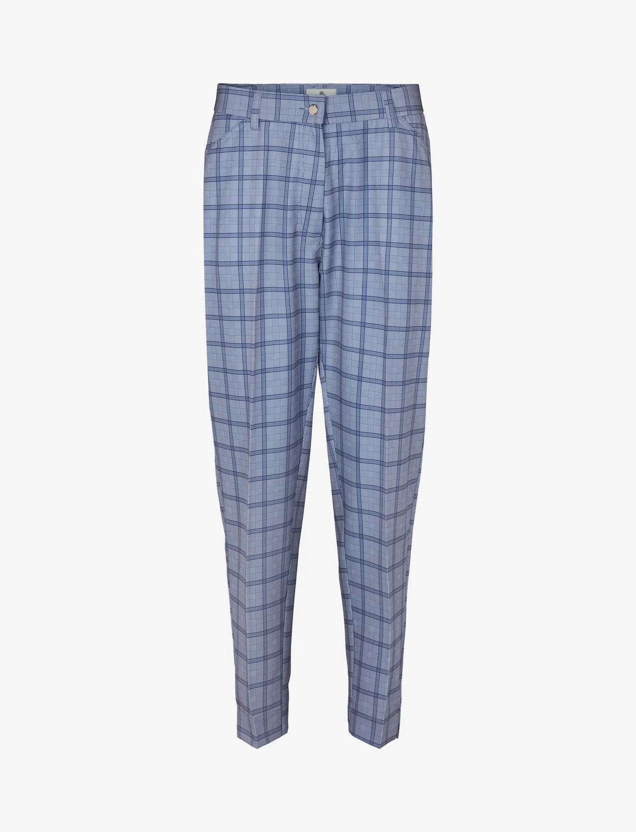 Lexton Links - Shirley Golf Pants - plus size - grey plaid - 0