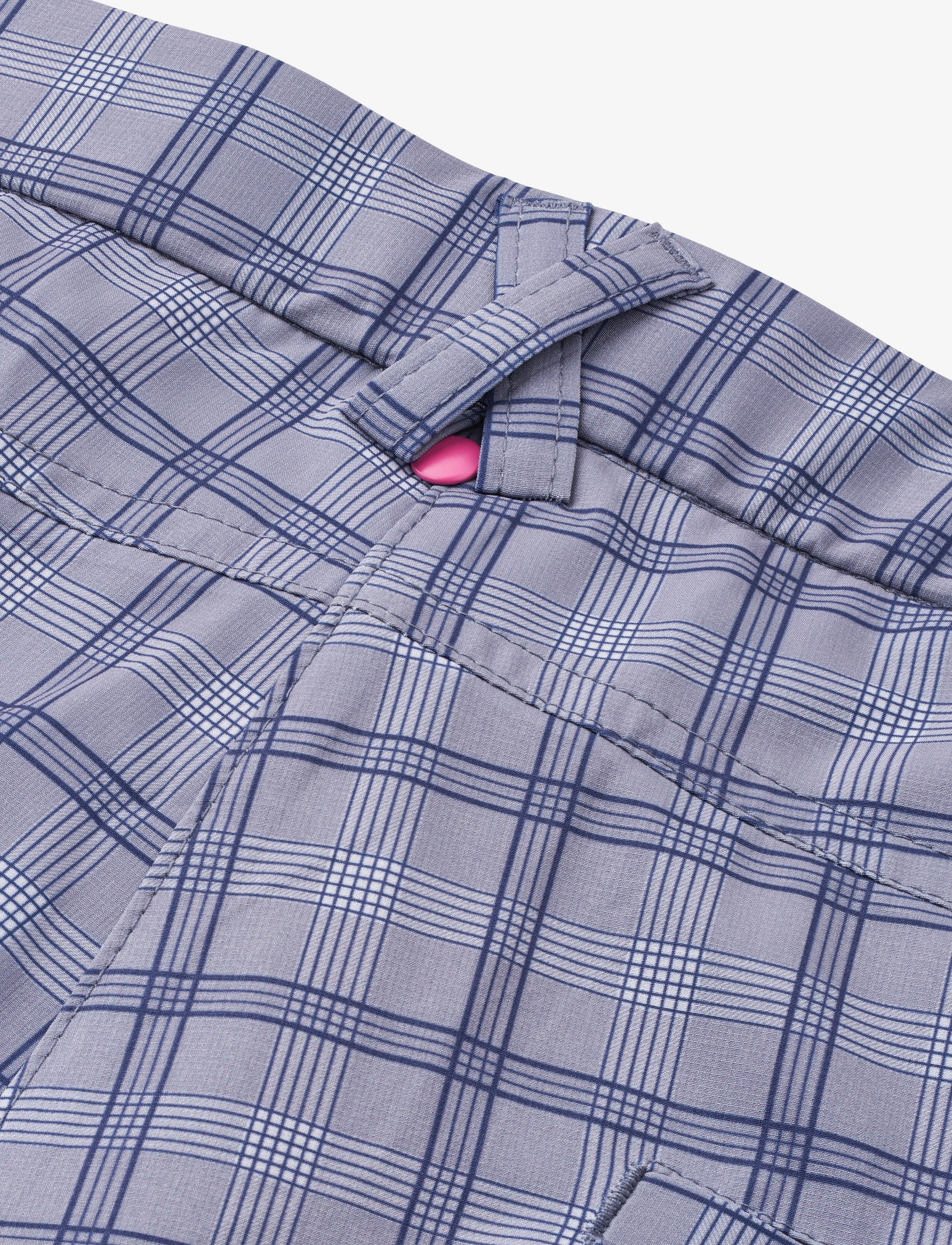 Lexton Links - Shirley Pants - sporthosen - grey plaid - 4