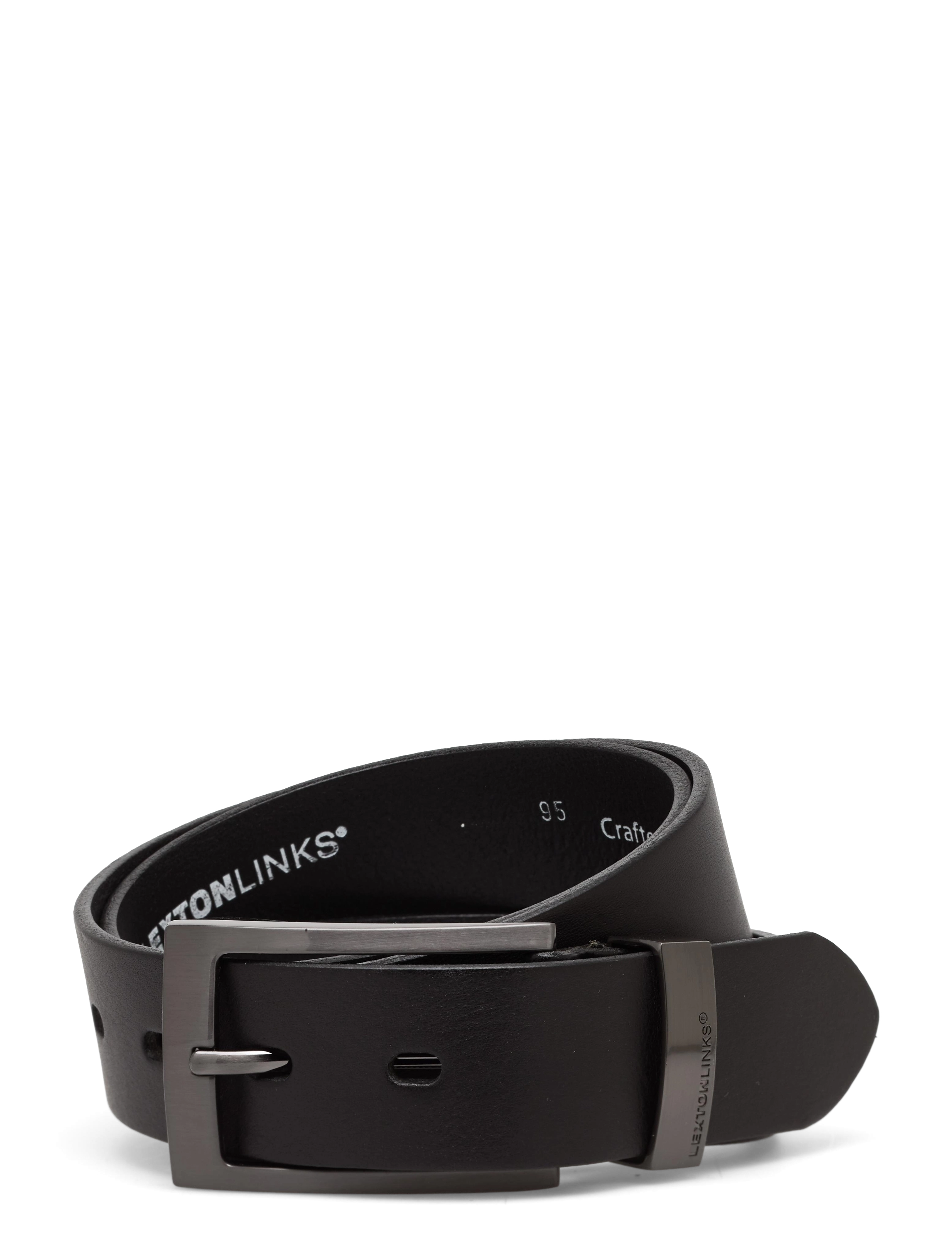 Lexton Links Benson Belt, Mænd, Bælte, Sort, Str: 100 x 120