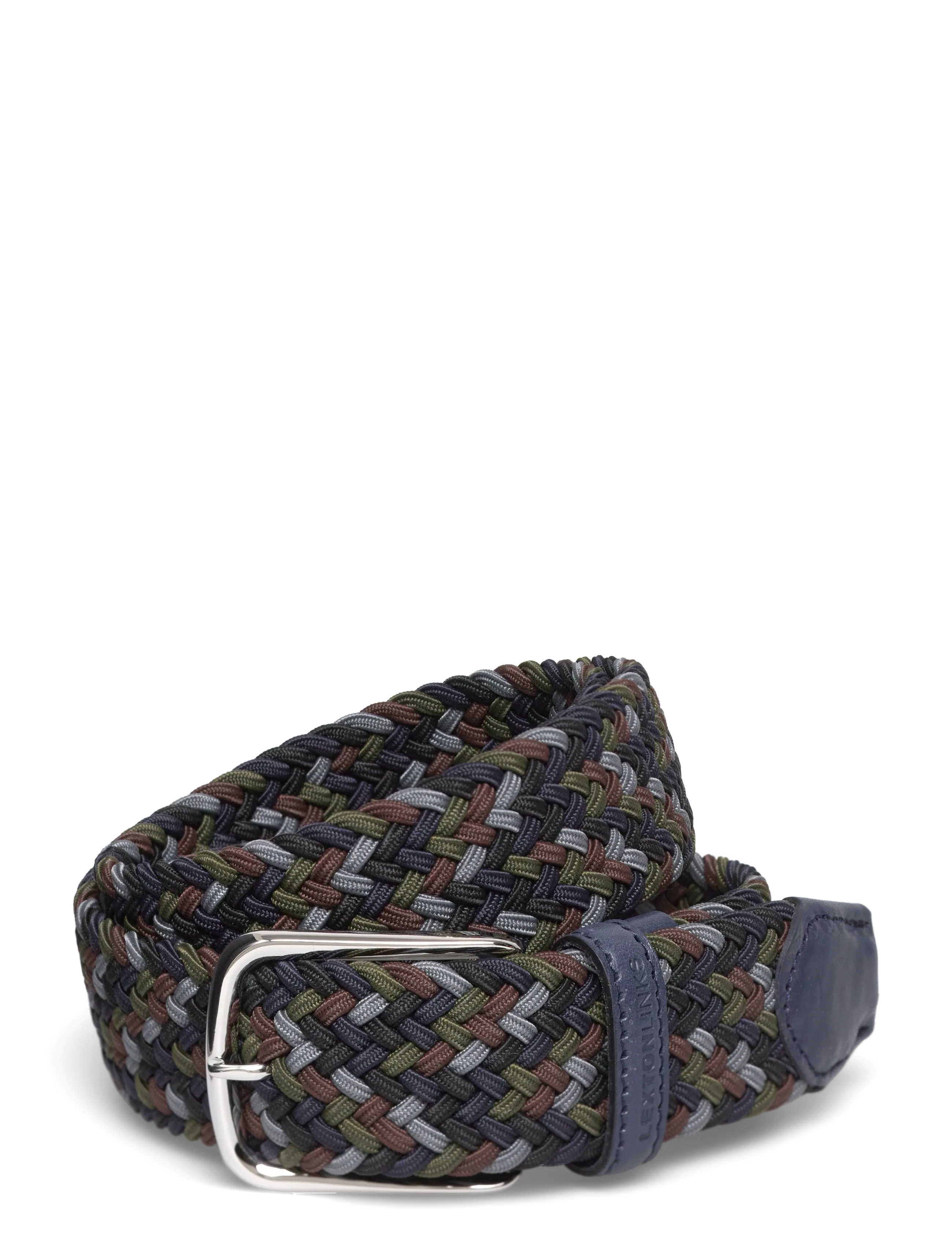 Lexton Links Bellevue Belt - Lexton Links - OLIVE/GREY / multi
