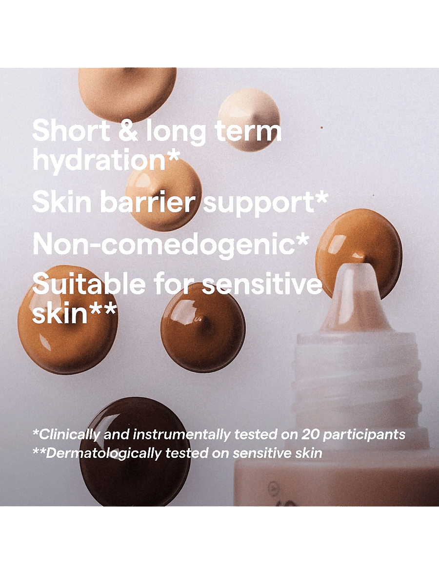 LH Cosmetics - Ctrl+ SKIN Hydrating Serum Foundation - förðunarvörur - 70 amy (w) warm - 3