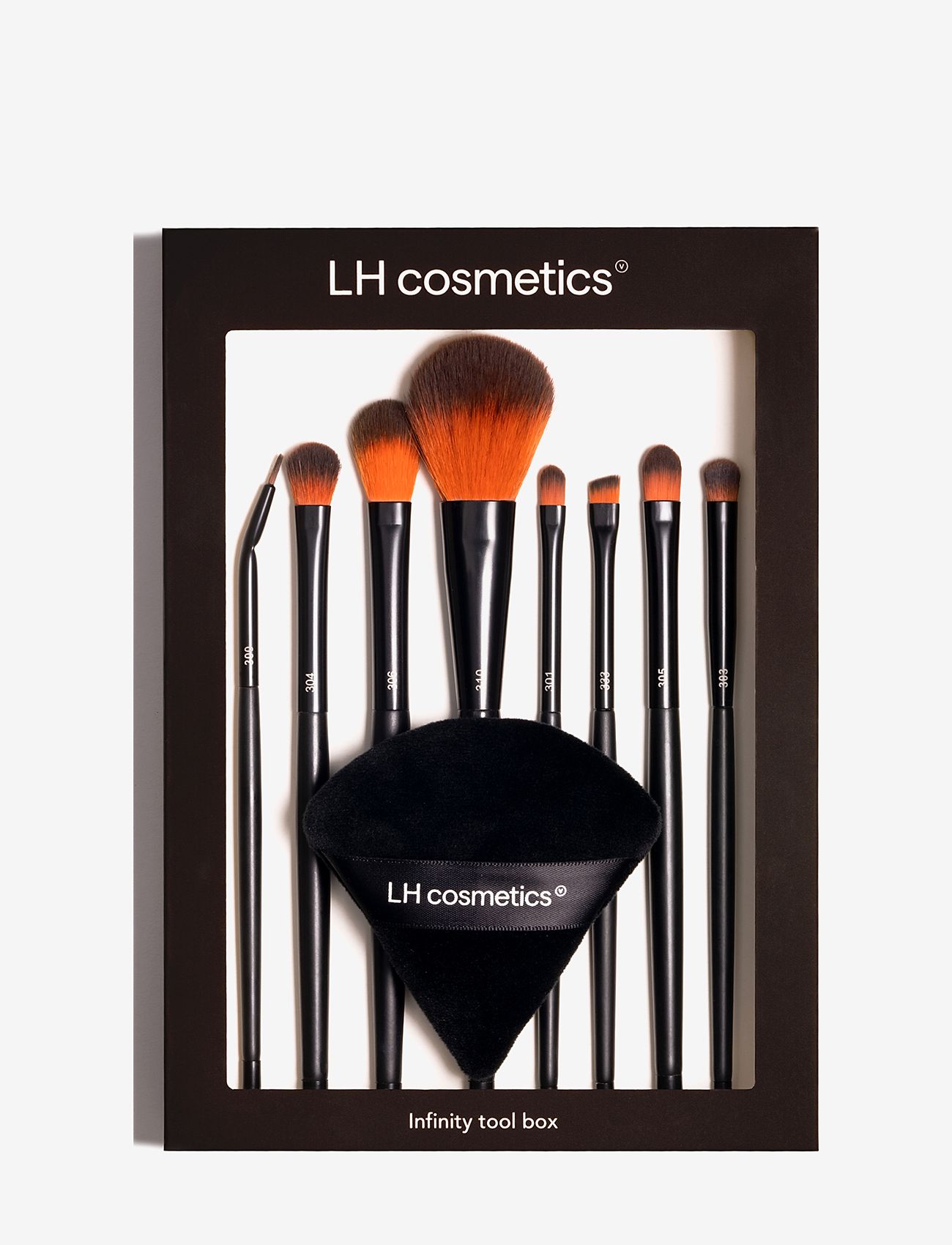 LH Cosmetics Infinity Tool Box, One Size, Nude, Makeup-Redskaber > Børstesæt, Dame