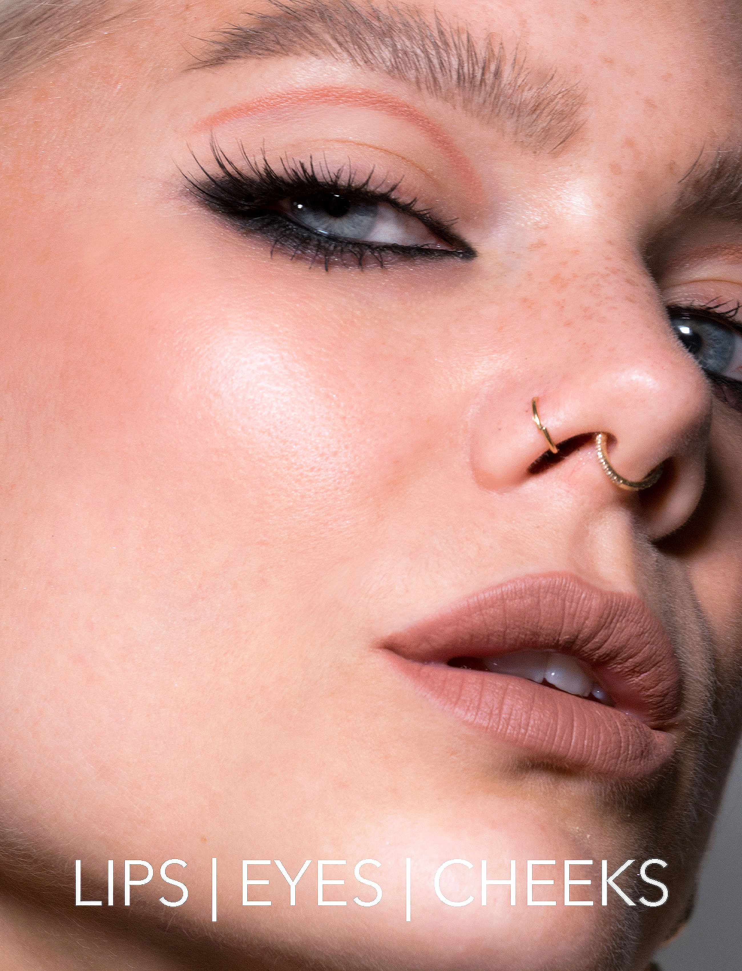 LH Cosmetics - Crayon waterproof eye & lip pencil - læbeprodukter - rosy nougat beige-pink - 3