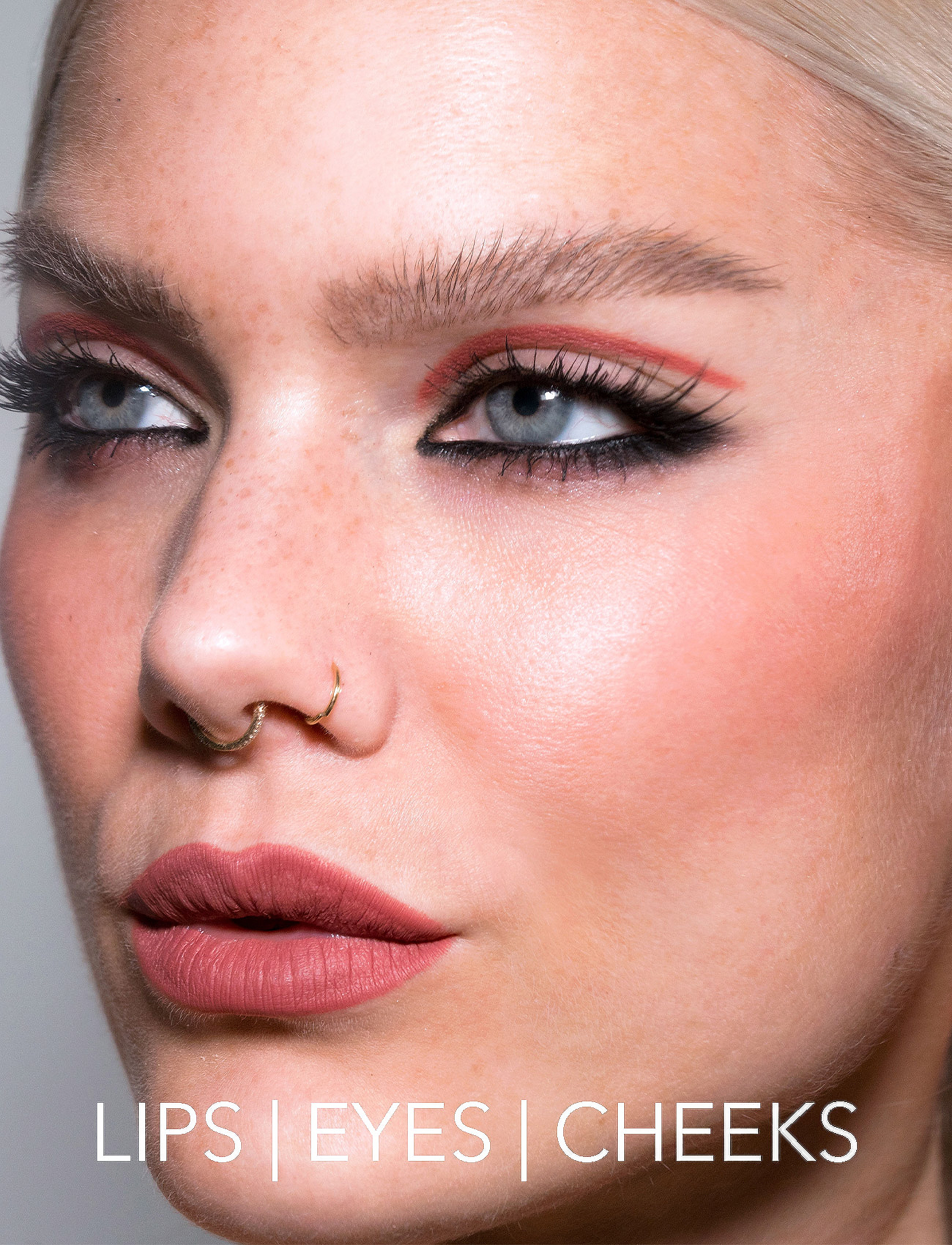 LH Cosmetics - Crayon waterproof eye & lip pencil - læbeprodukter - dusty pink dirty pink - 3
