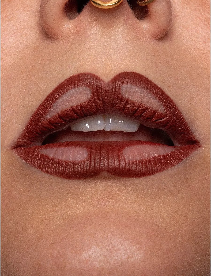 LH Cosmetics - Crayon waterproof eye & lip pencil - bliv klar til date night - nut brick red/brown - 0