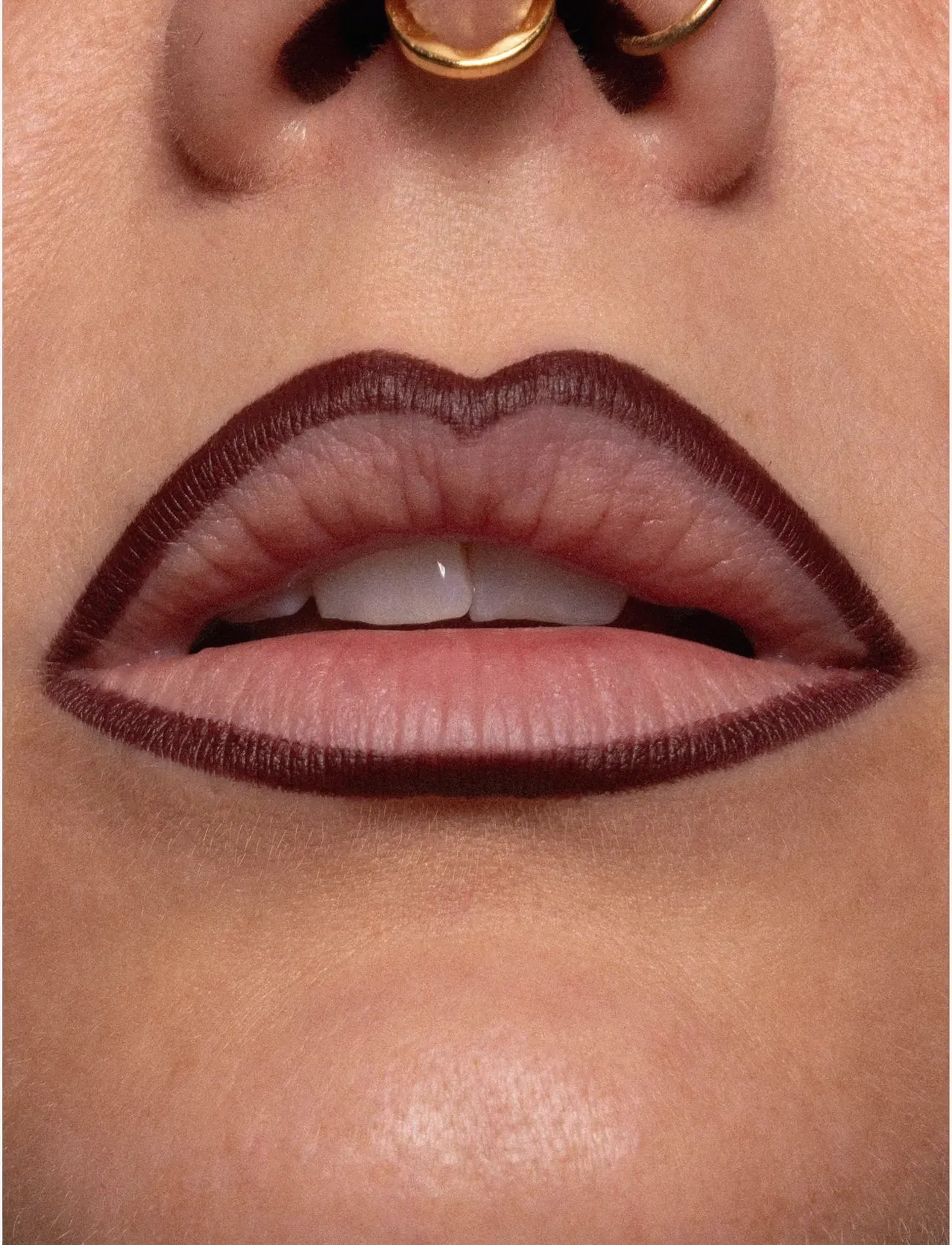 LH Cosmetics - Crayon waterproof eye & lip pencil - læbeprodukter - wood redish brown - 0