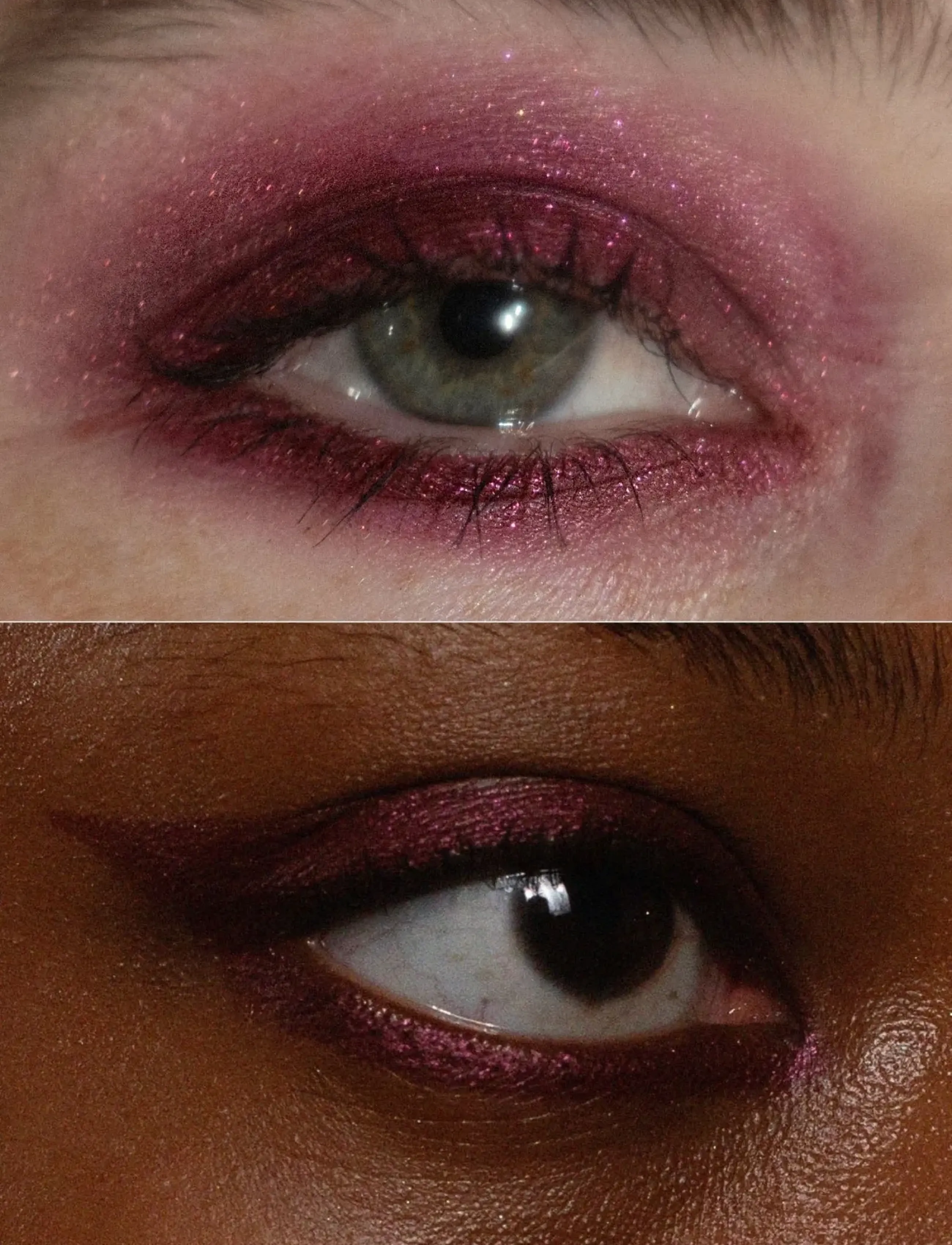 LH Cosmetics - Crayon waterproof eye & lip pencil - smink - nymph burgundy with red shimmer - 0
