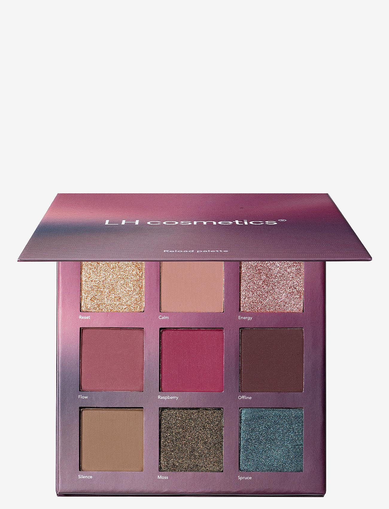LH Cosmetics - Reload palette - reset, moss, energy, offline, spruce, calm, flow, rasberry, silence - 0