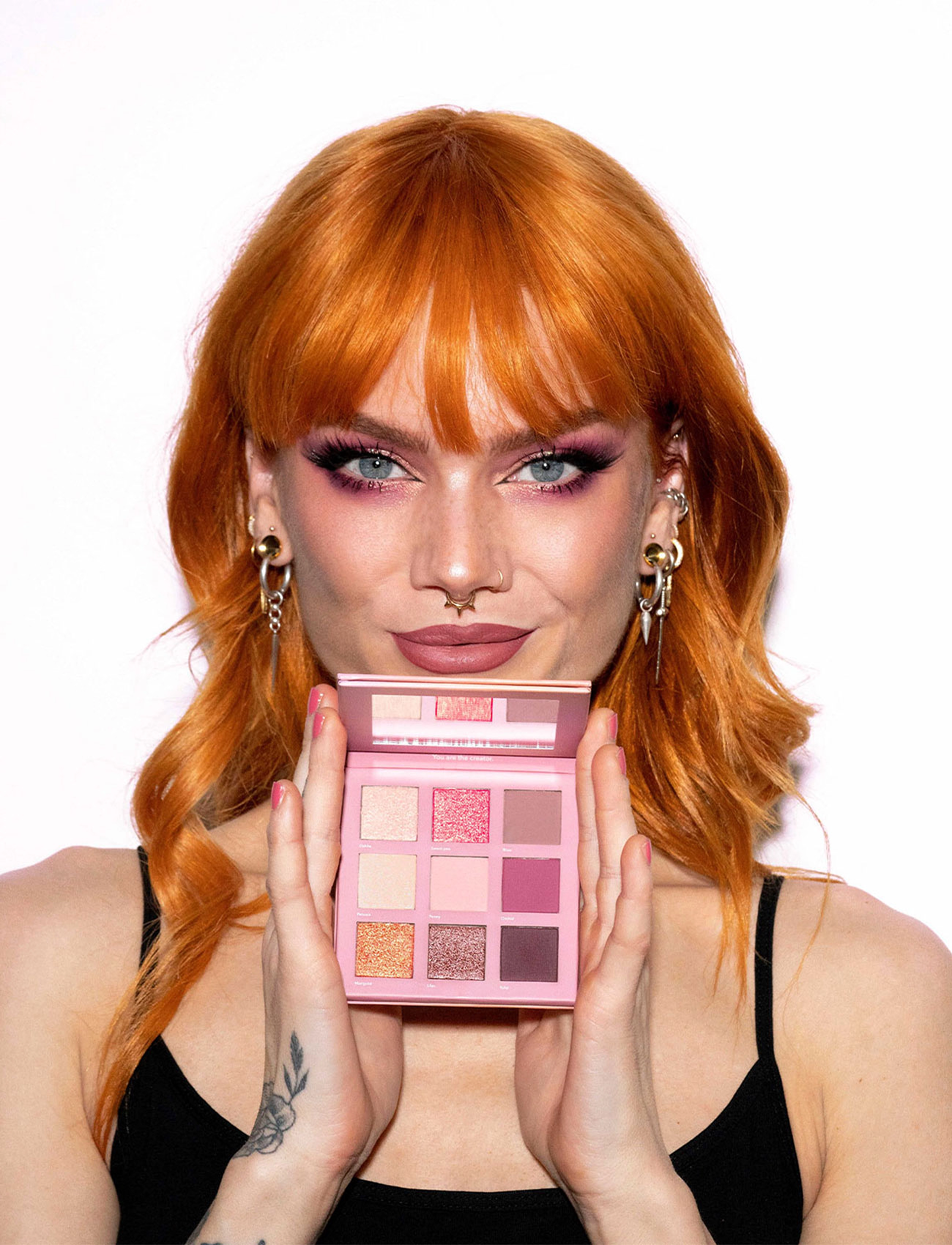 LH Cosmetics - Blomma palette - festtøj til outletpriser - dahlia, sweet pea, rose, petunia, peony, lilac, marigold, orchid, tulip - 2