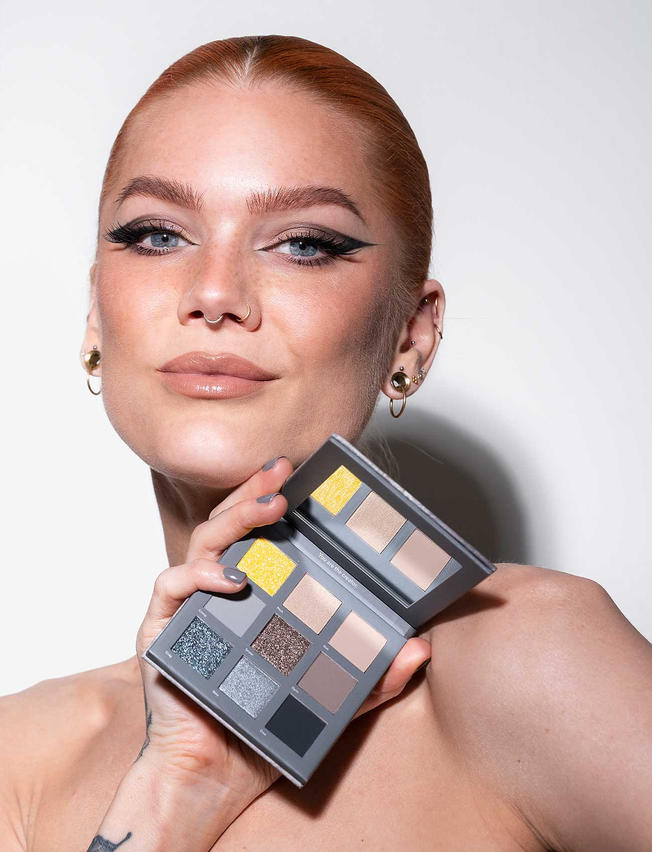 LH Cosmetics - Aim higher palette - eyes & brows - flash, pitch, slab, crimp, smear, dyno, crag, beta, crux - 3