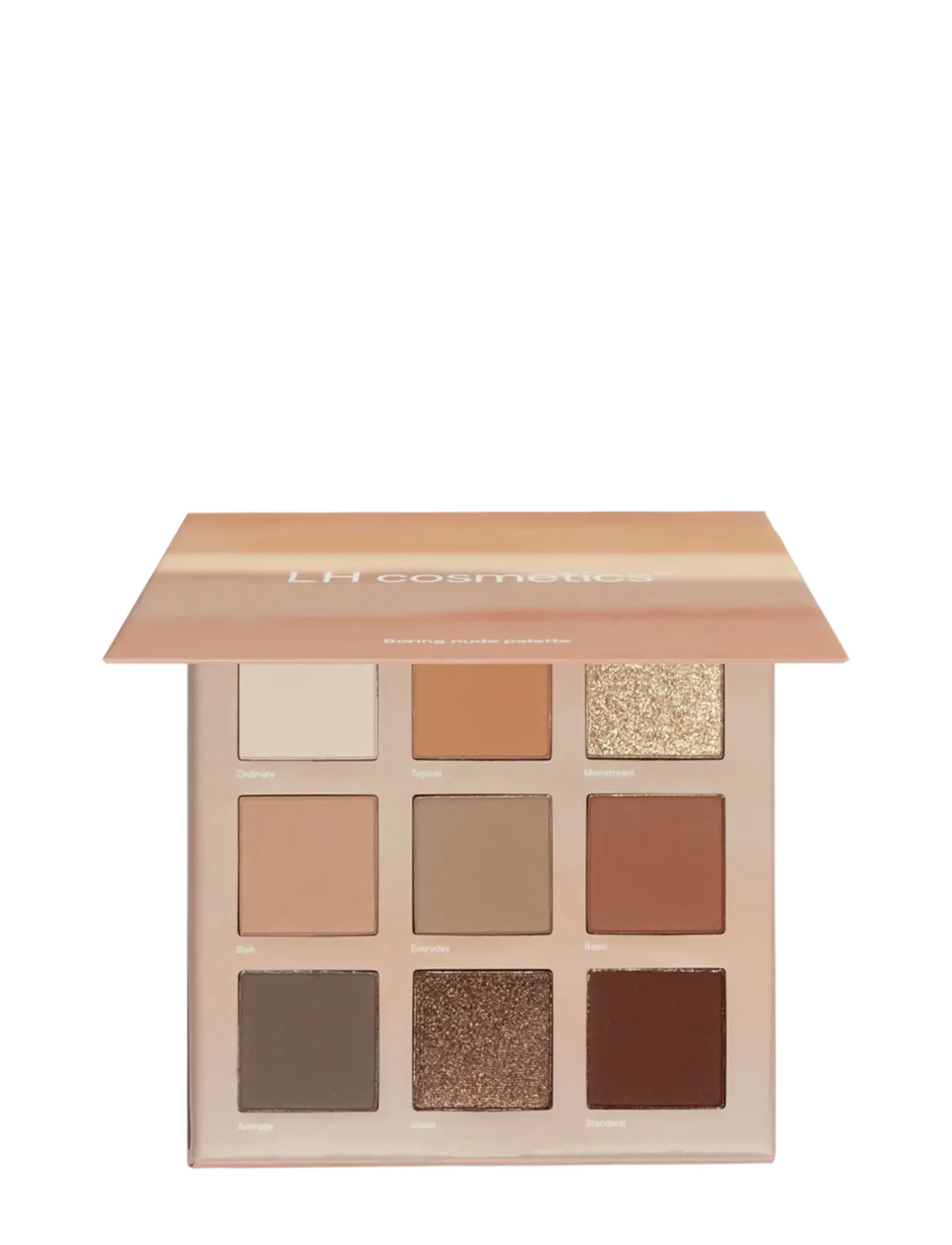 LH Cosmetics Boring nude palette - Ögonskuggspalett - NA / natural