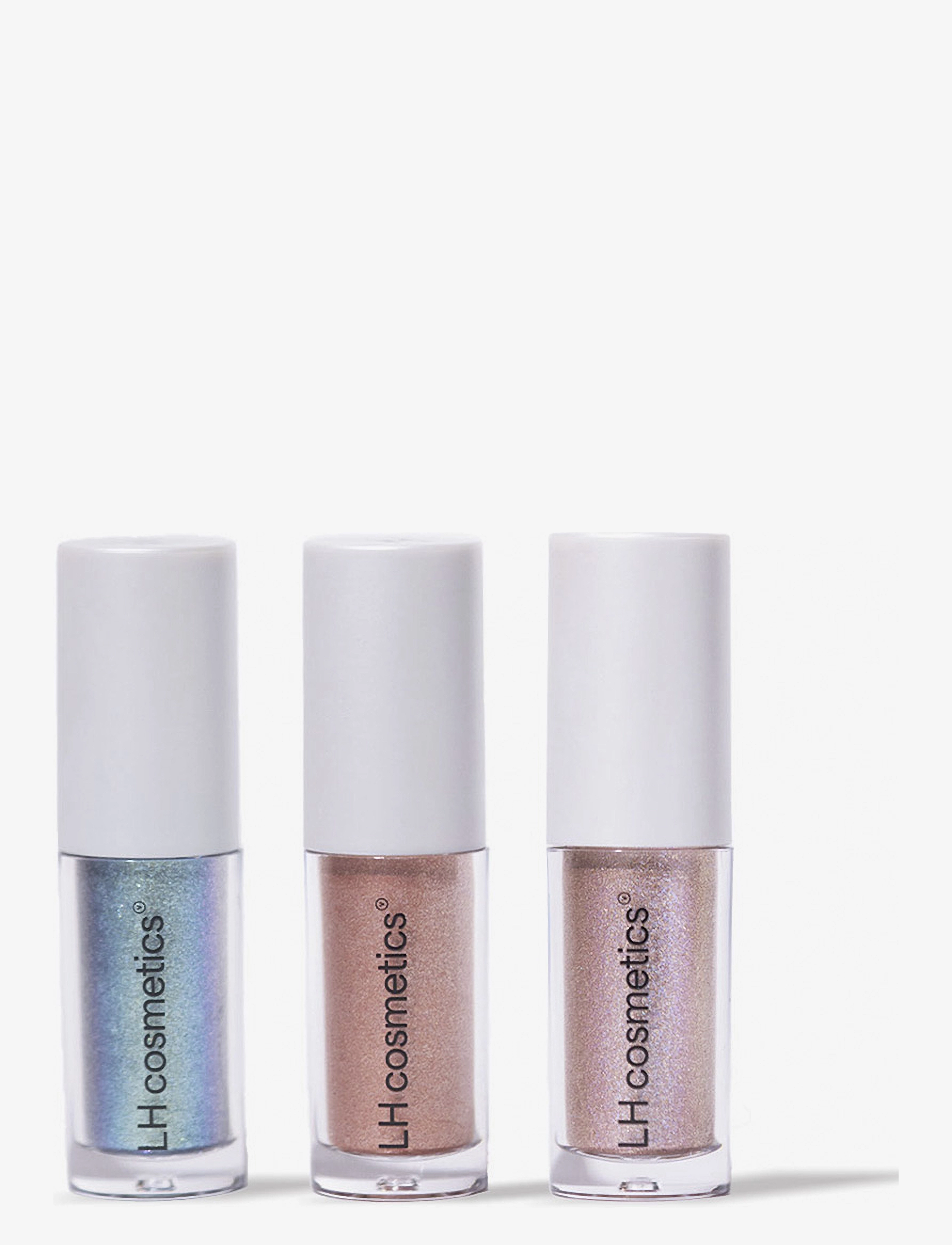 LH Cosmetics - Sparkl liquid eyeshadow & topper - Ögon - flirt rose copper with gold & silver glitter - 5