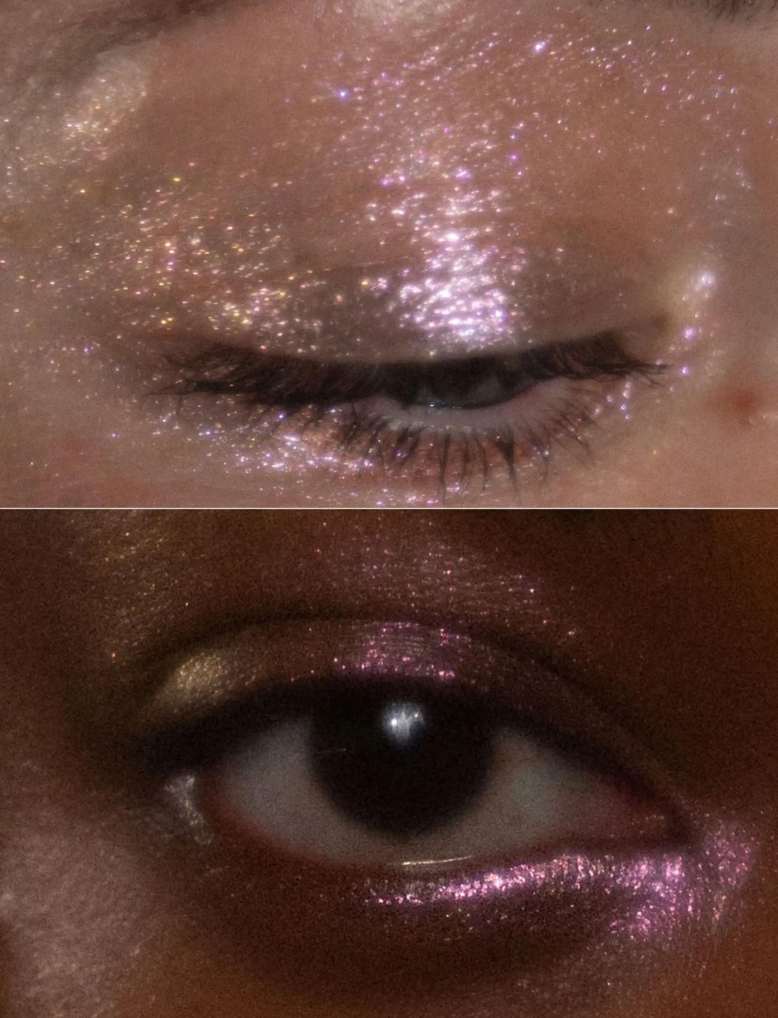 LH Cosmetics - Sparkl liquid eyeshadow & topper - toxic pink/gold duochrome - 0