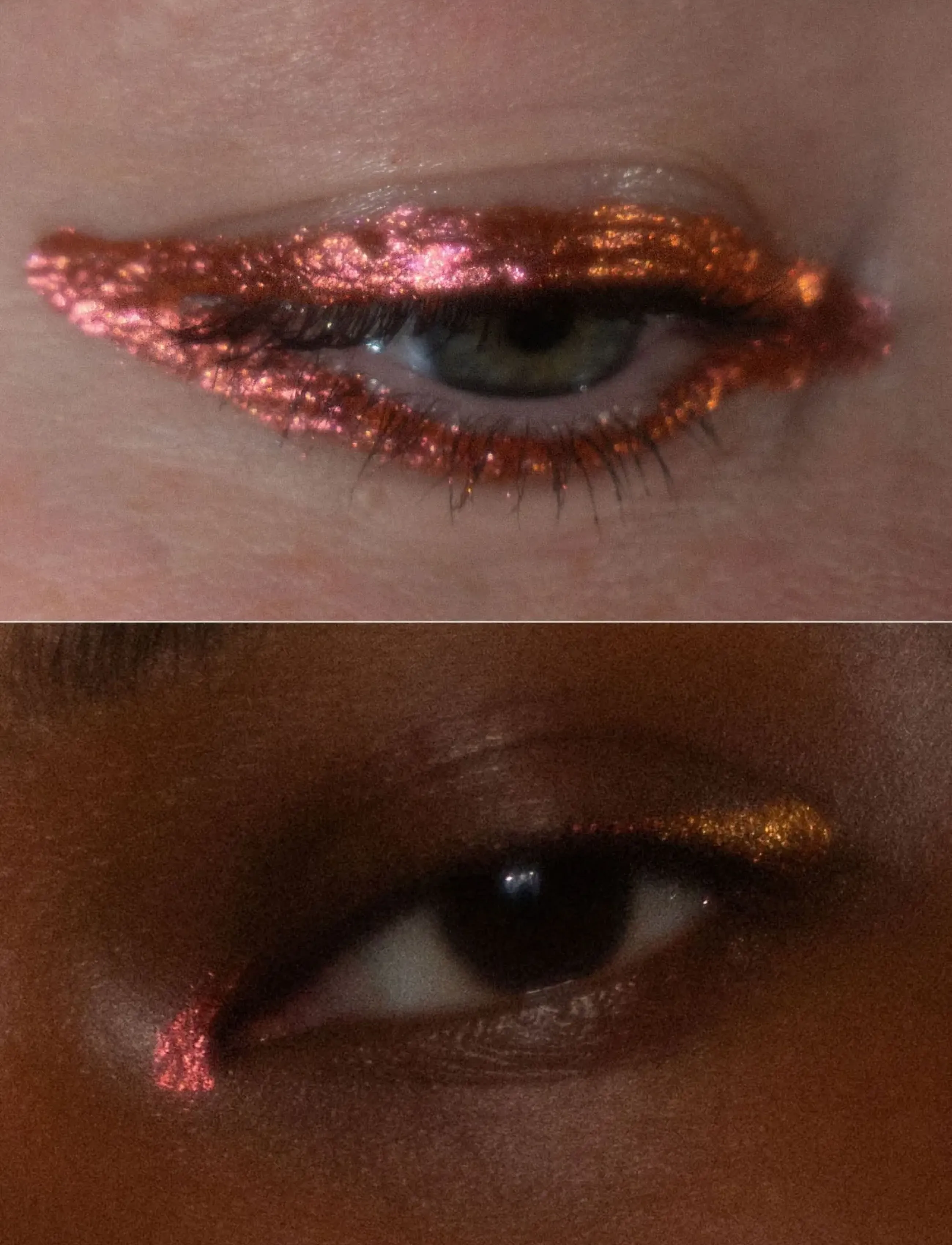 LH Cosmetics - Sparkl liquid eyeshadow & topper - scandal orange red/copper duochrome - 0