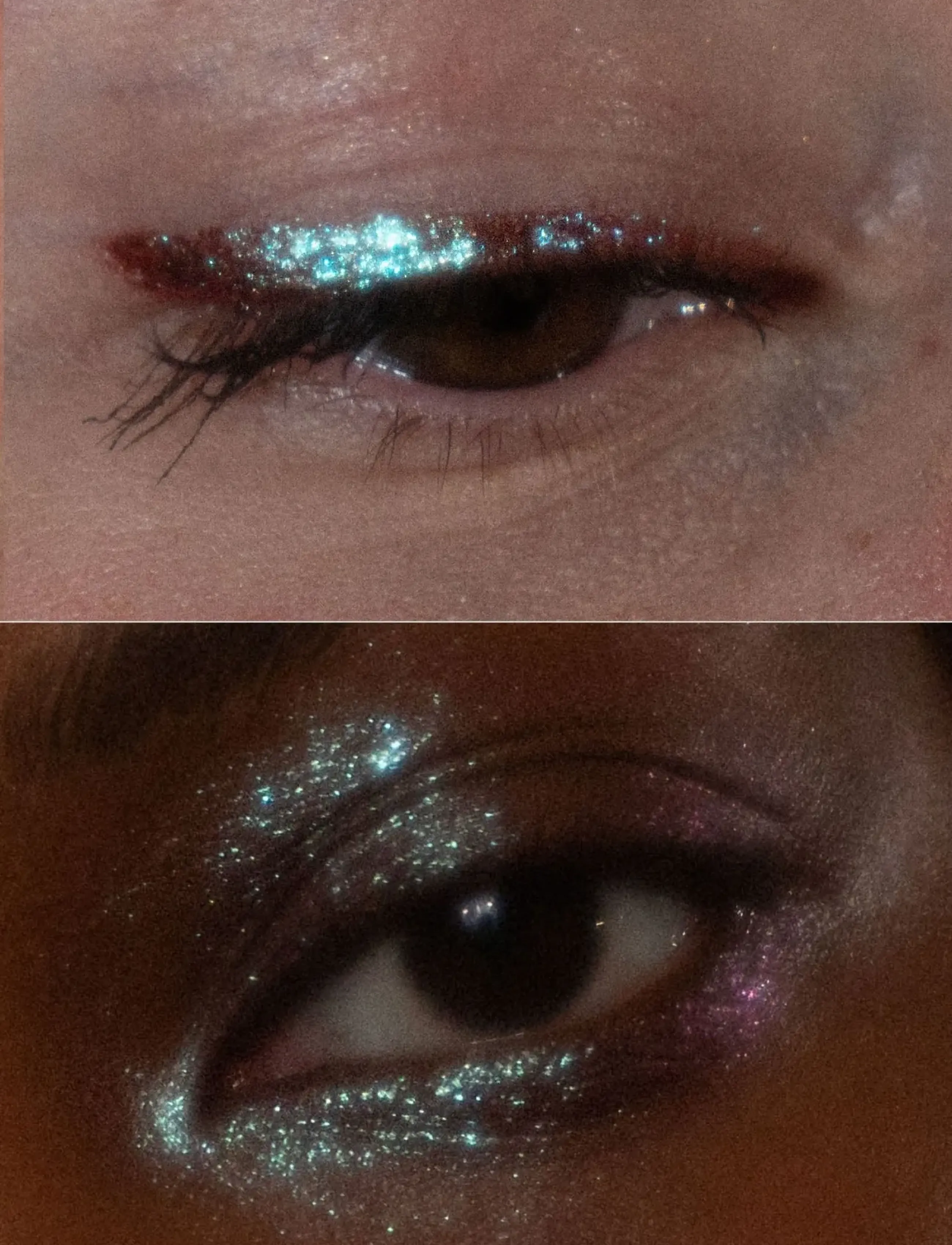 LH Cosmetics - Sparkl liquid eyeshadow & topper - venom light green/deep pink duochrome - 2